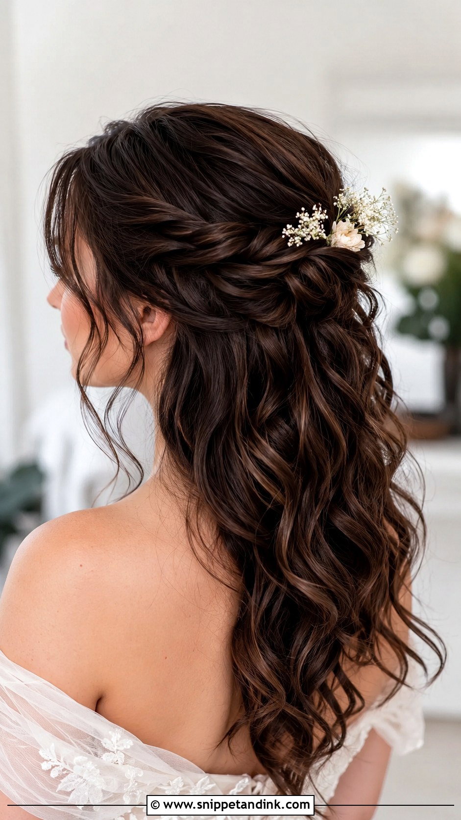 Soft Half Up Wedding Hair - Snippet and Ink - 15 Soft Wedding Hairstyles