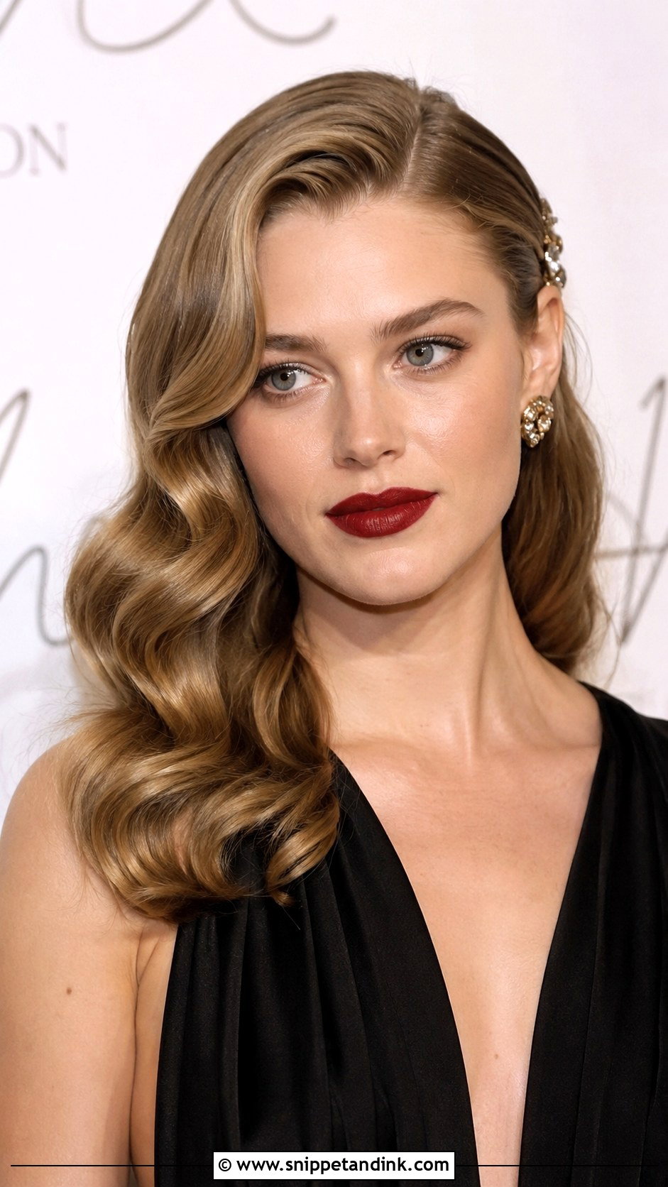 Soft Hollywood Waves - Snippet and Ink - 20 Easy Hair for Wedding Guest Ideas