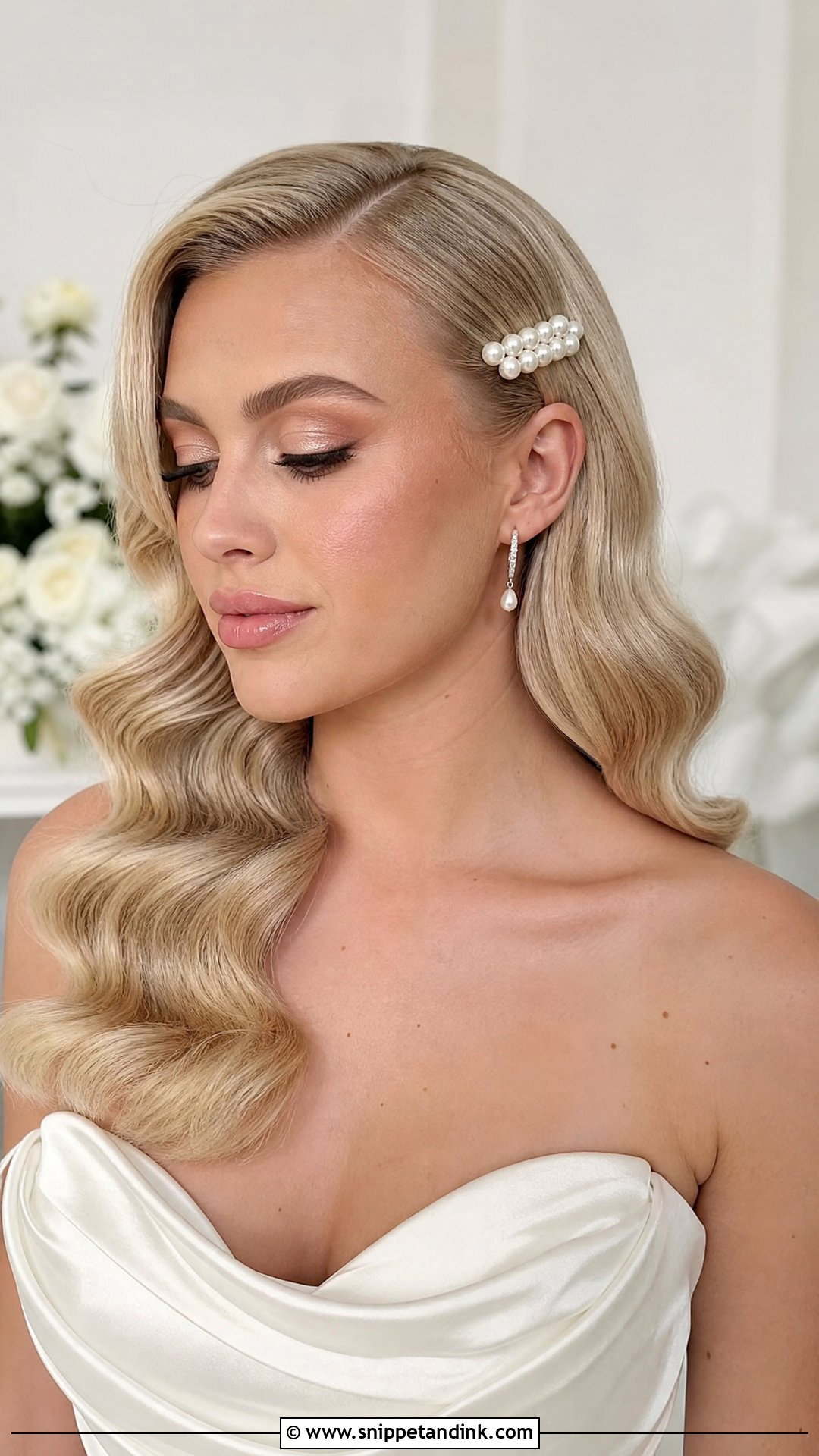 Soft Hollywood Waves Wedding Hairstyle - Snippet and Ink - 20 Soft Hairstyles for Wedding