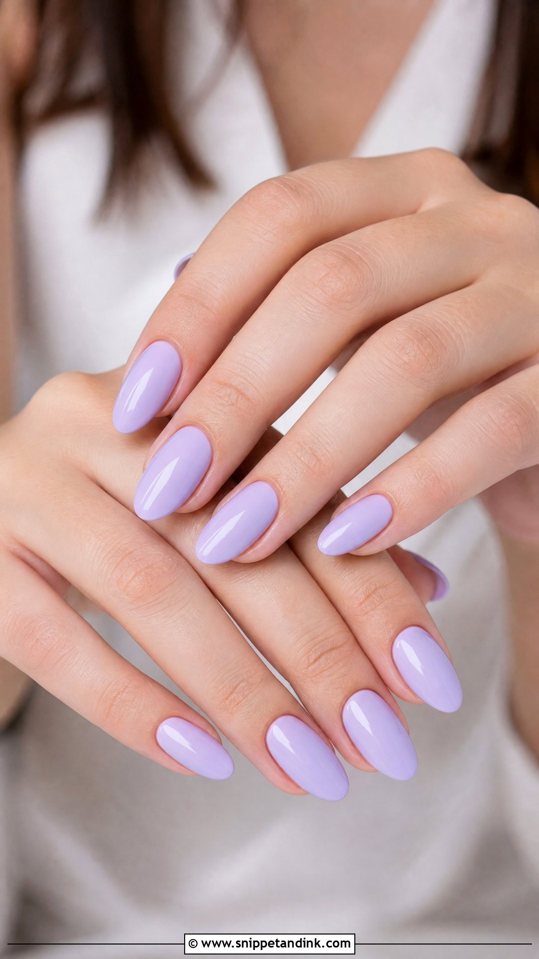 Soft Lavender Bridesmaid Nails - Snippet and Ink - 20 Nails for a Wedding Bridesmaid