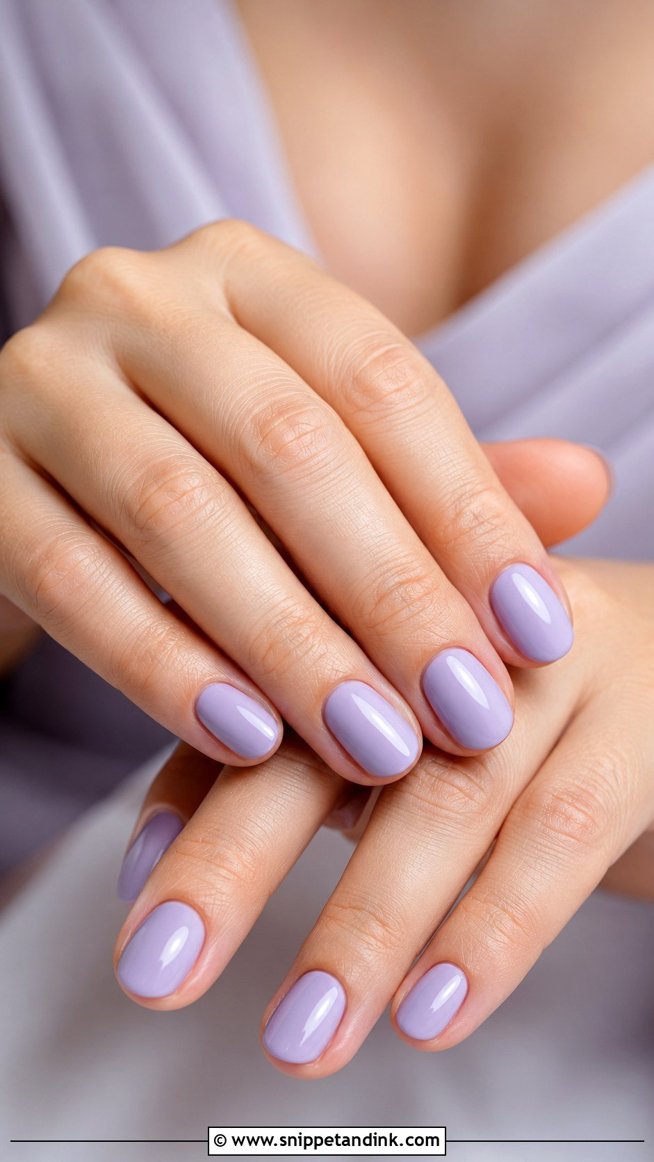 Soft Lavender Wedding Nails - Snippet and Ink - 20 Wedding Nails for Mother of the Bride