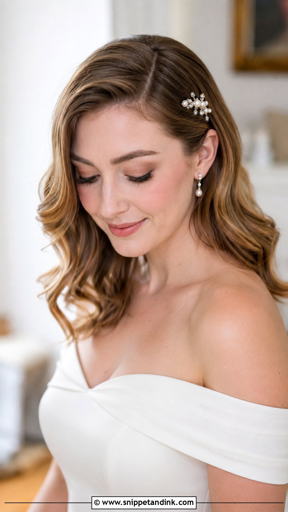 Soft Loose Waves Wedding Hairstyle - Snippet and Ink - 30 Wedding Hairstyles Down