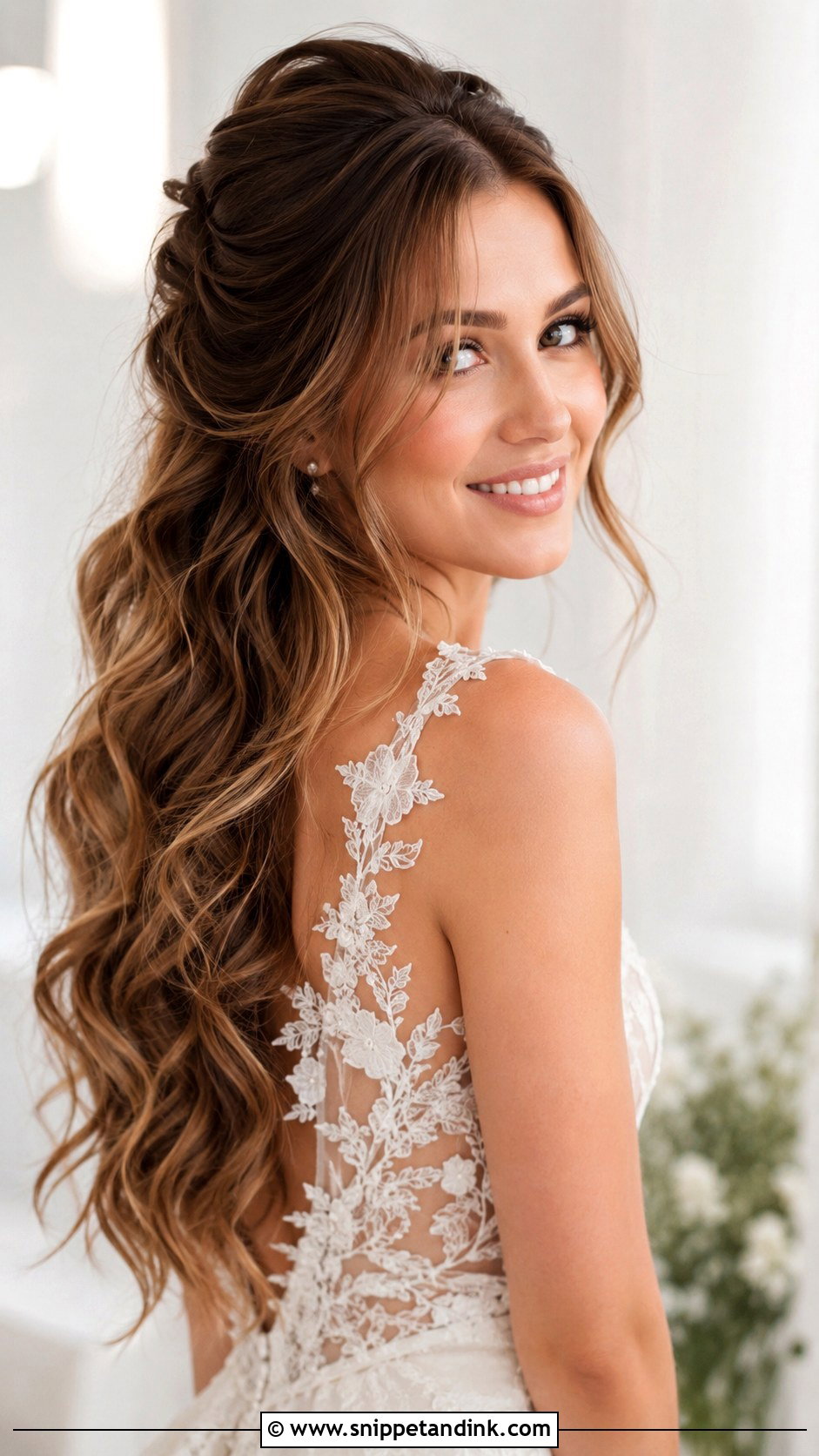 Soft Loose Waves for Long Wedding Hair - Snippet and Ink - 20 Long Open Hair Wedding Hairstyles