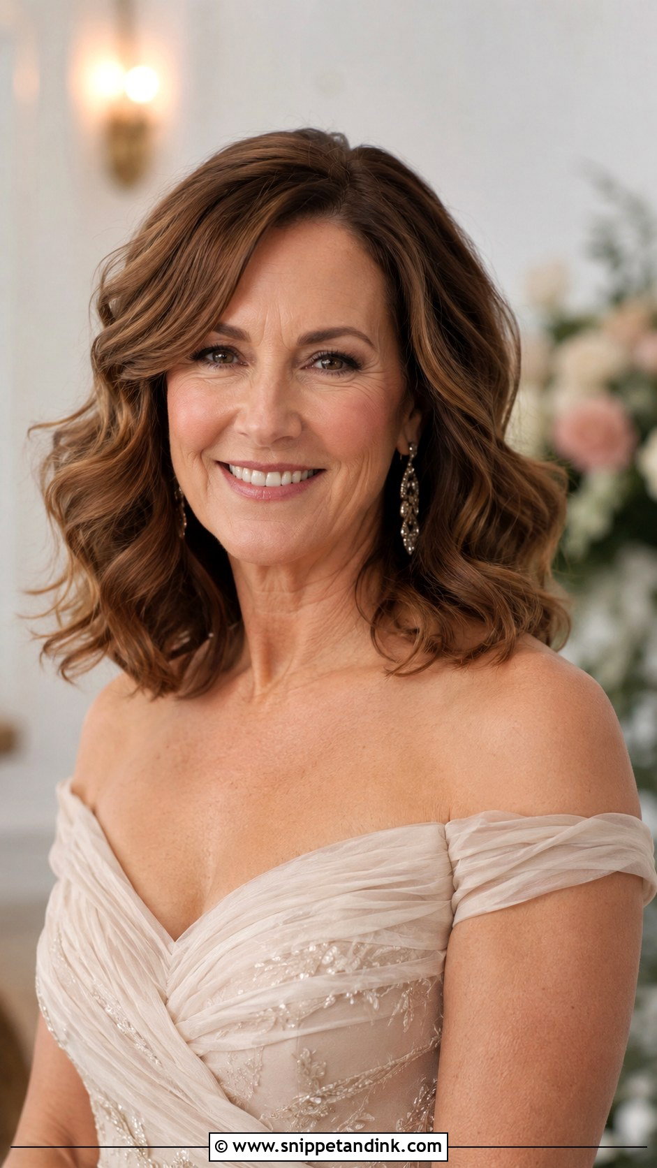 Soft Loose Waves for Mother of the Bride - Snippet and Ink - 30 Mother of the Bride Hair Down Ideas