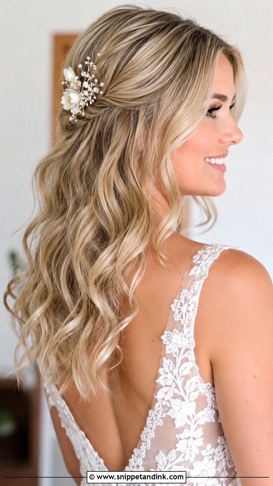 Soft Loose Waves for Wedding - Snippet and Ink - 25 Open Hairstyles for Wedding