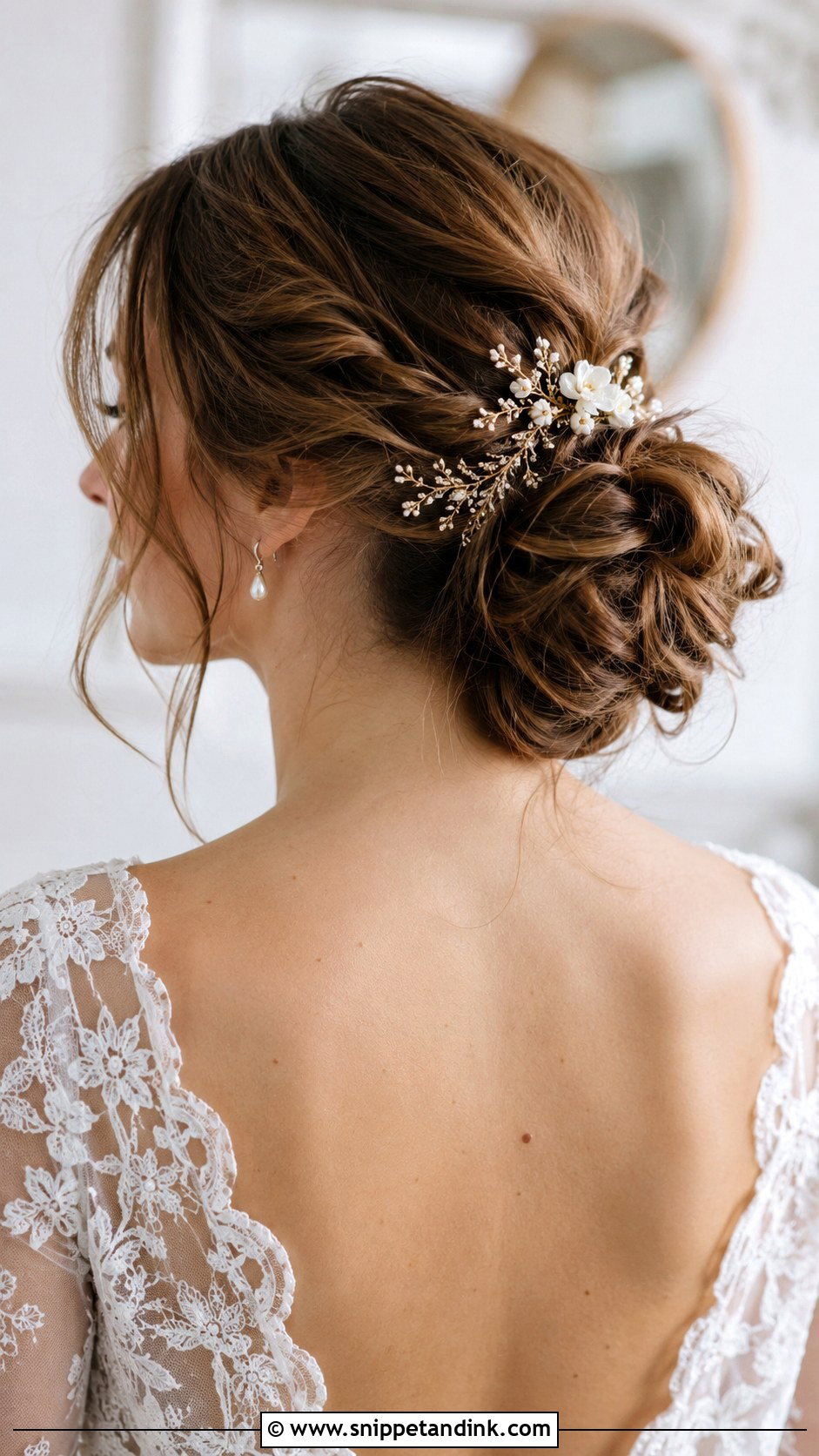 Soft Low Bun - Snippet and Ink - 20 Marriage Hair Styles