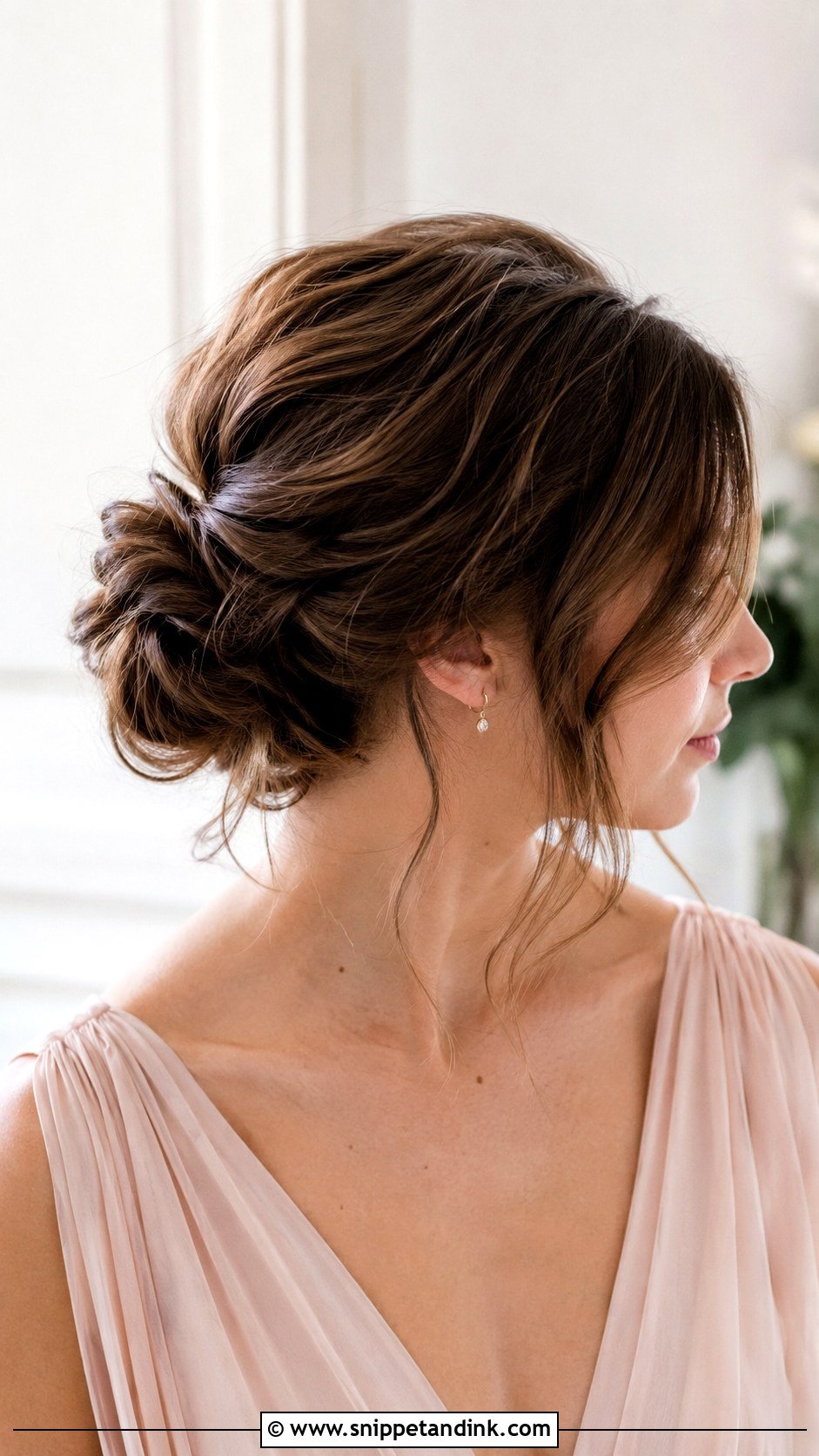 Soft Low Bun Bridesmaid Hair - Snippet and Ink - 20 Bridesmaid Hair Low Bun Ideas