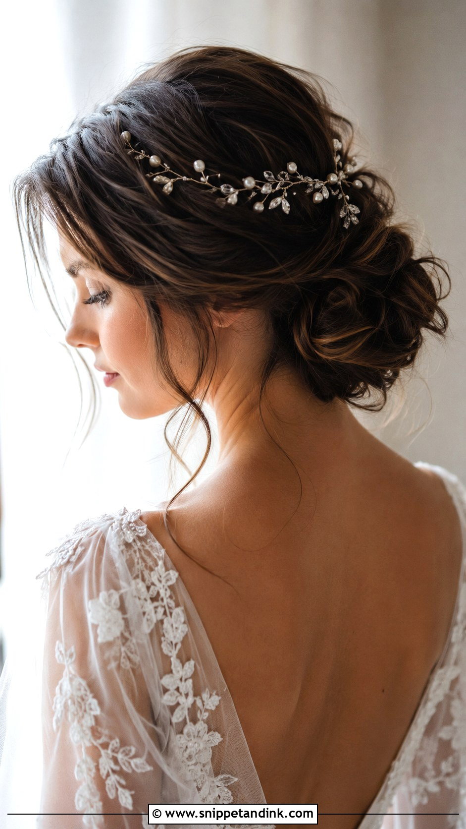Soft Low Chignon Wedding Hairstyle - Snippet and Ink - 15 Stylish Hairstyles for Wedding