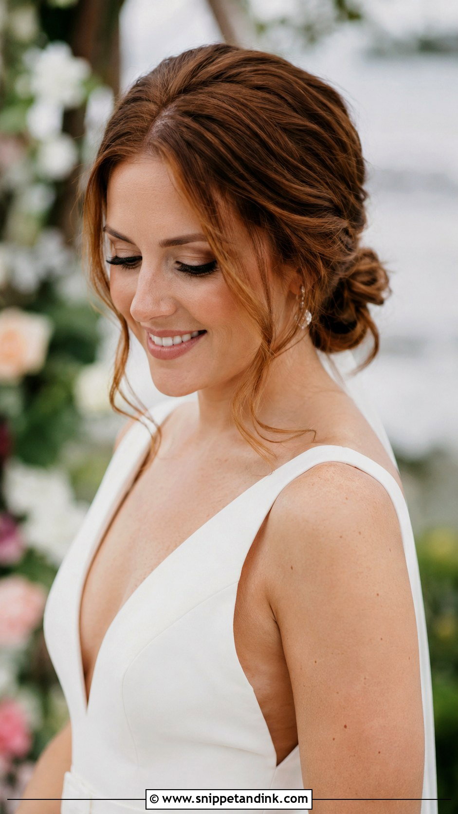 Soft Low Knot Wedding Hairstyle - Snippet and Ink - 15 Minimalist Wedding Hairstyles