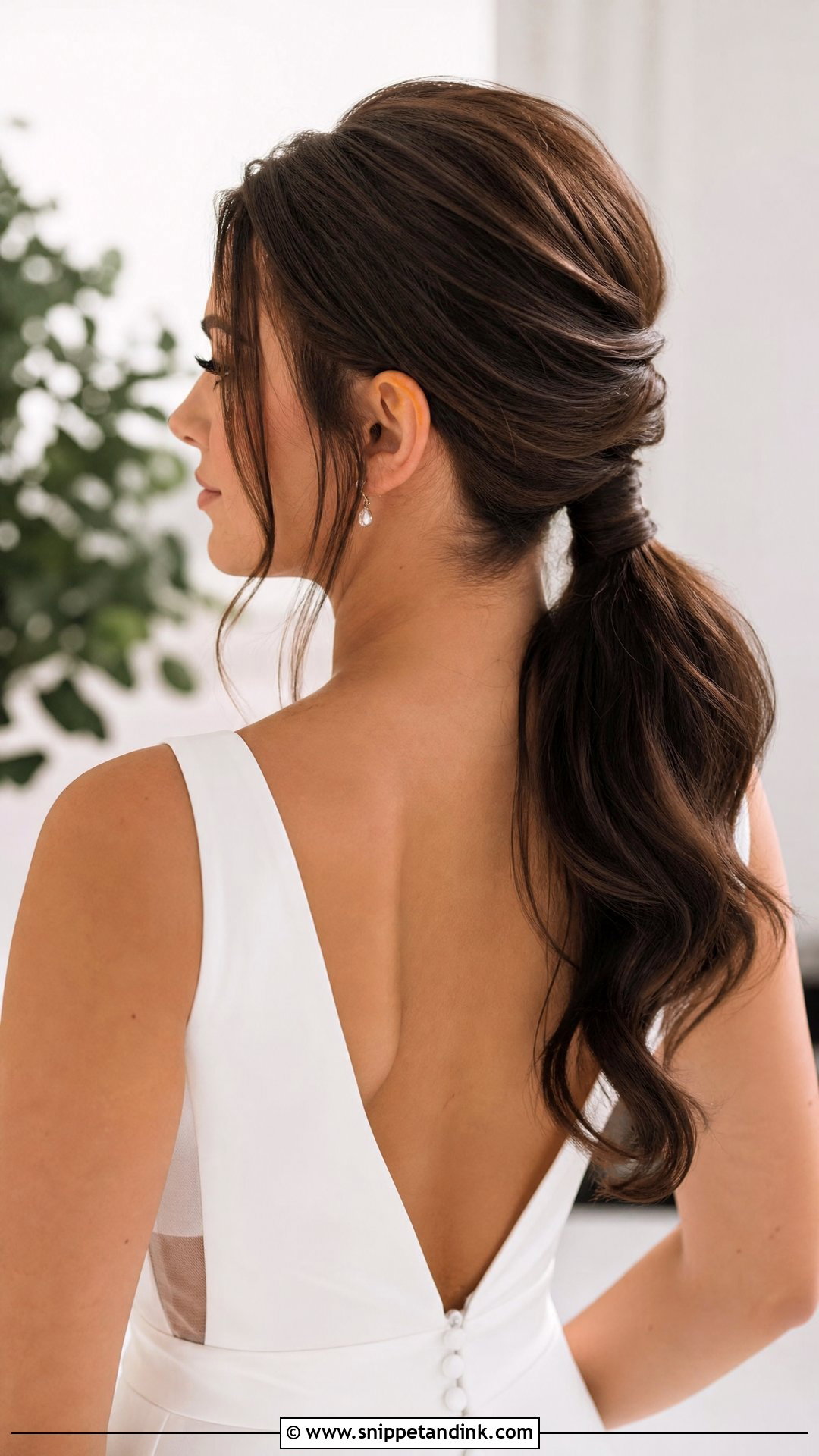 Soft Low Ponytail Wedding Hair - Snippet and Ink - 20 Soft Bridal Hair Ideas