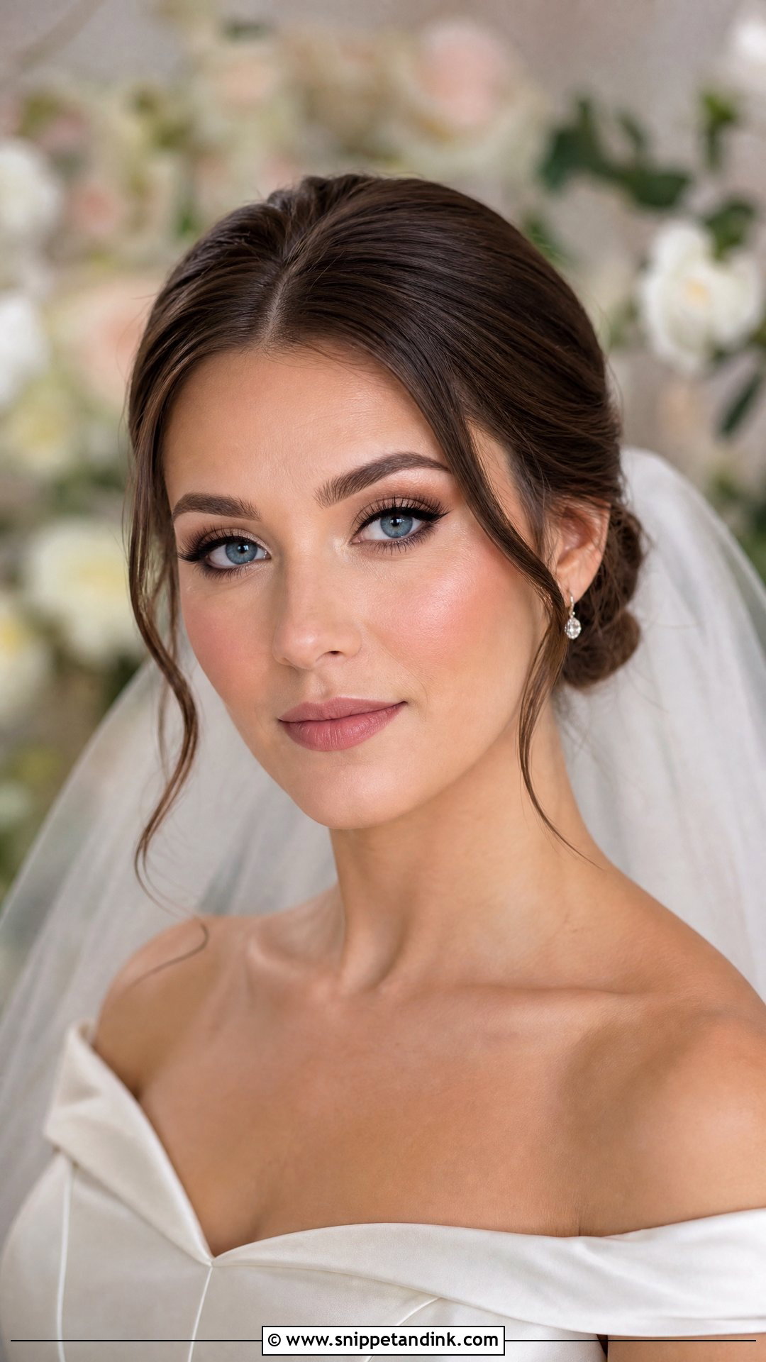Soft Matte Wedding Makeup For Blue Eyes - Snippet and Ink - 35 Wedding Makeup for Blue Eyes