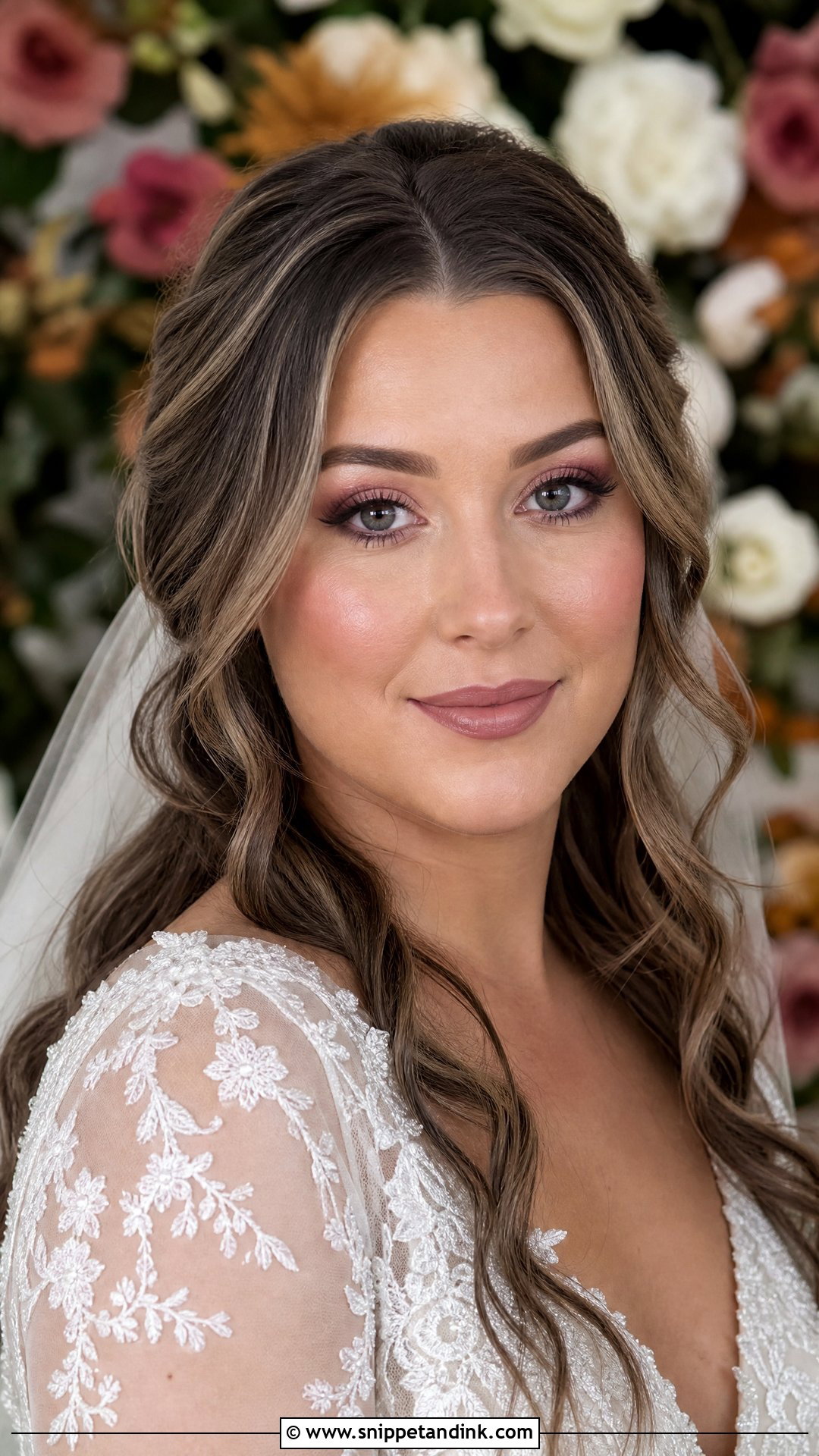 Soft Mauve Wedding Makeup - Snippet and Ink - 25 Soft Glowy Wedding Makeup Ideas