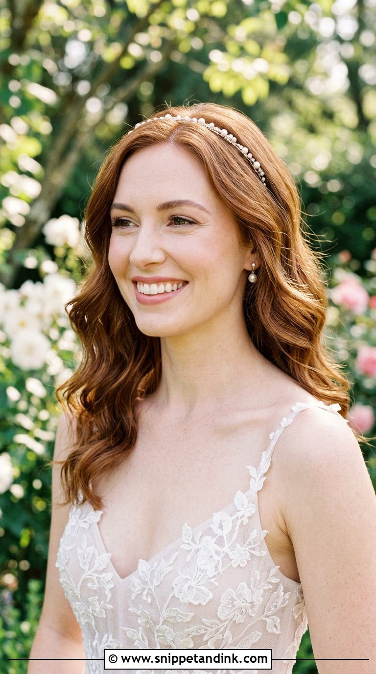 Soft Natural Waves Bridal Look - Snippet and Ink - 20 Bride Hair Ideas