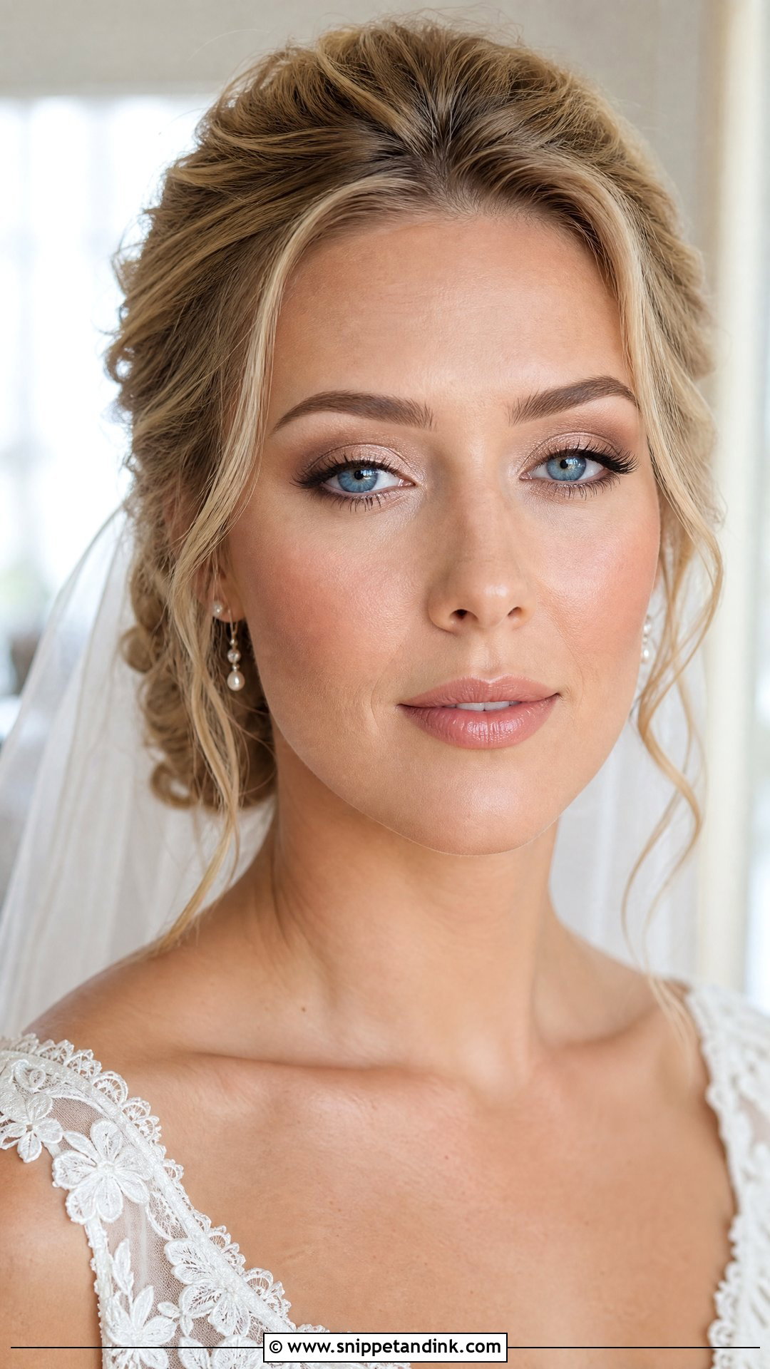 Soft Neutral Bridal Makeup For Blue Eyes - Snippet and Ink - 20 Neutral Wedding Makeup for Blue Eyes