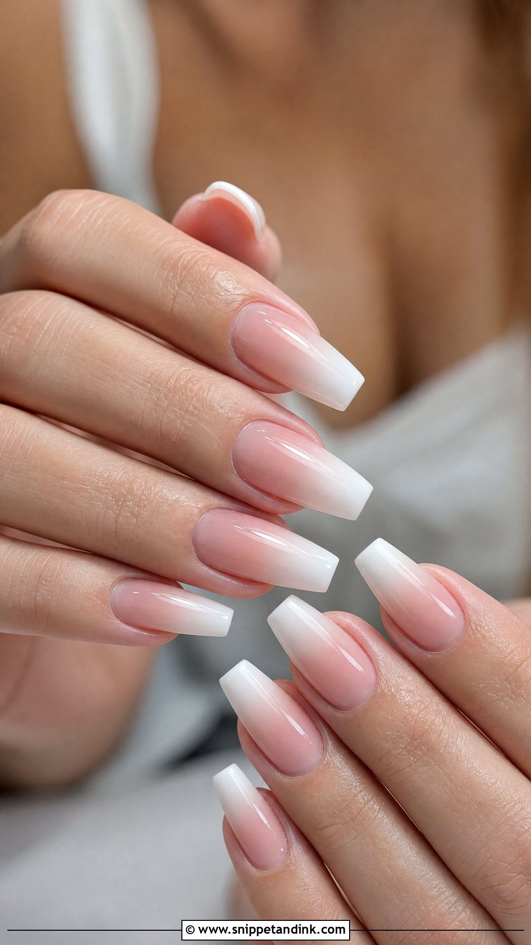 Soft Ombre Wedding Nails - Snippet and Ink - 25 Wedding Nails Inspiration