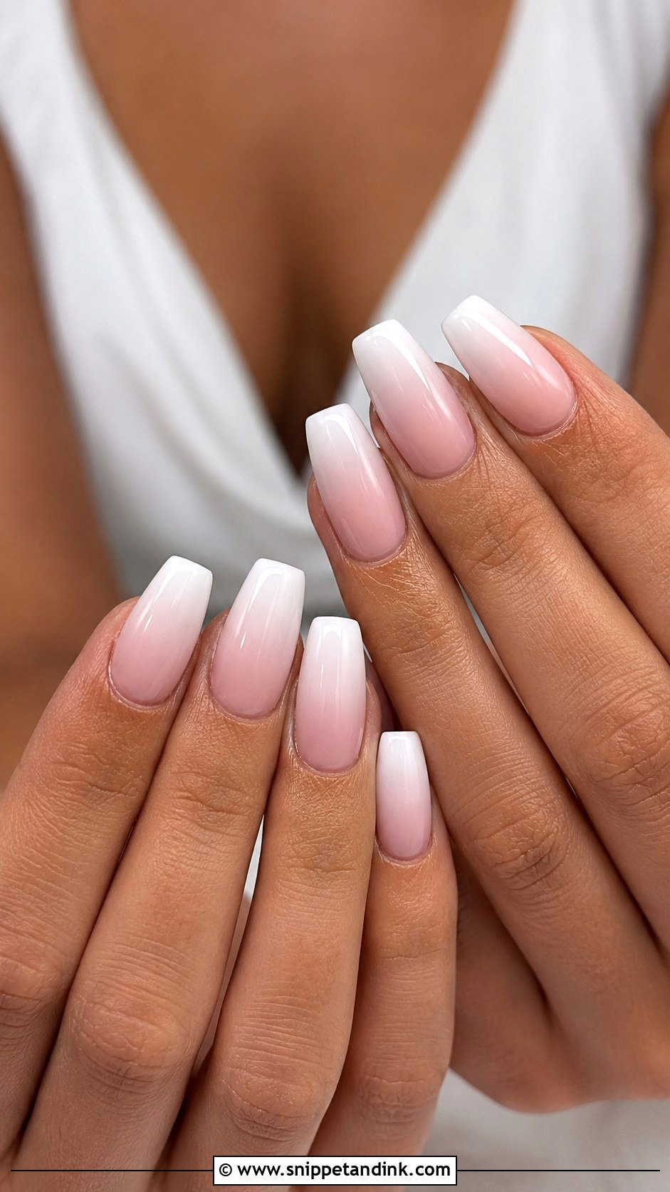 Soft Ombre Wedding Nails - Snippet and Ink - 30 Elegant Nail Art Wedding Ideas