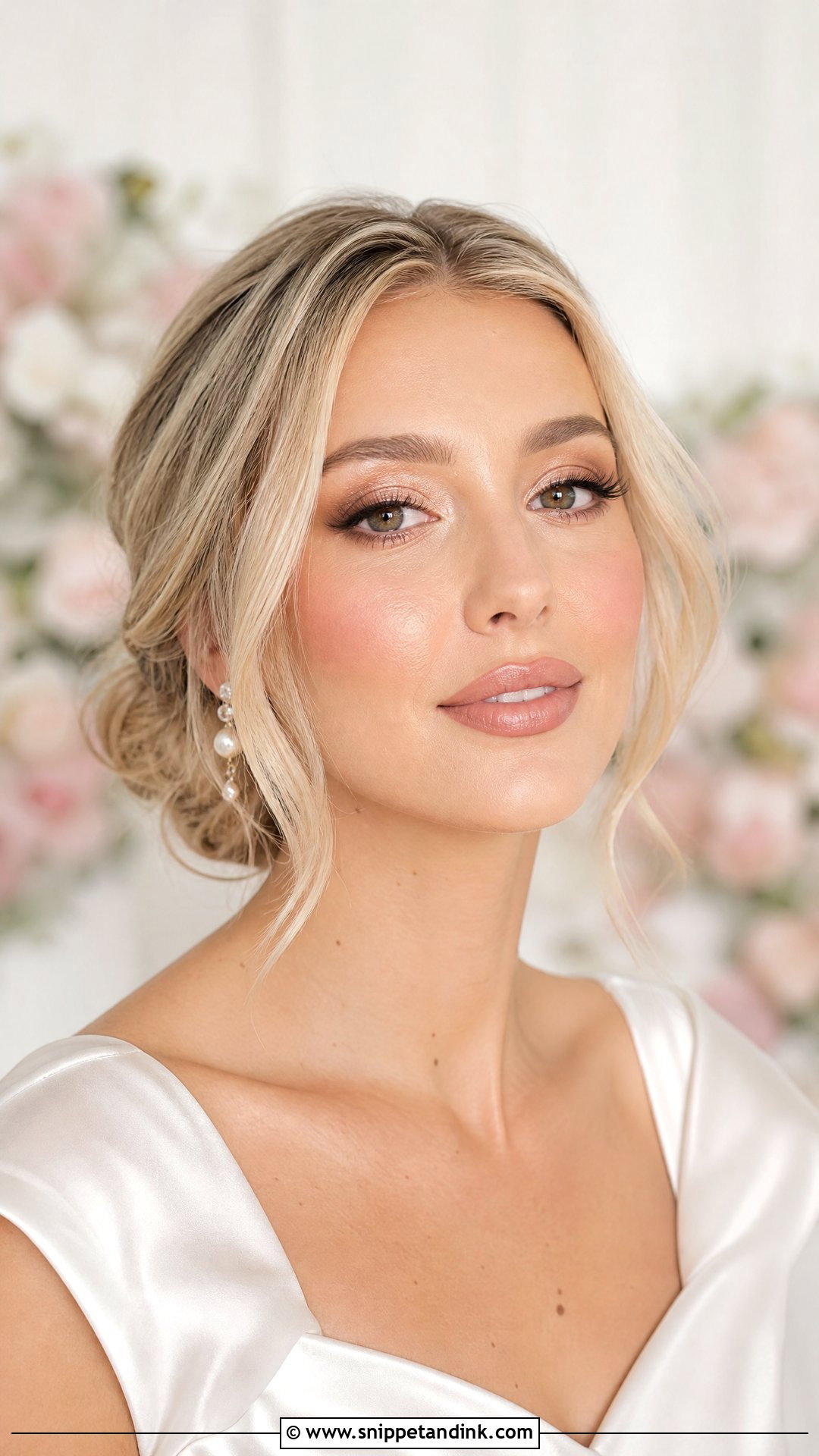 Soft Pink Blush Bridal Makeup - Snippet and Ink - 20 Blush Bridal Makeup Ideas