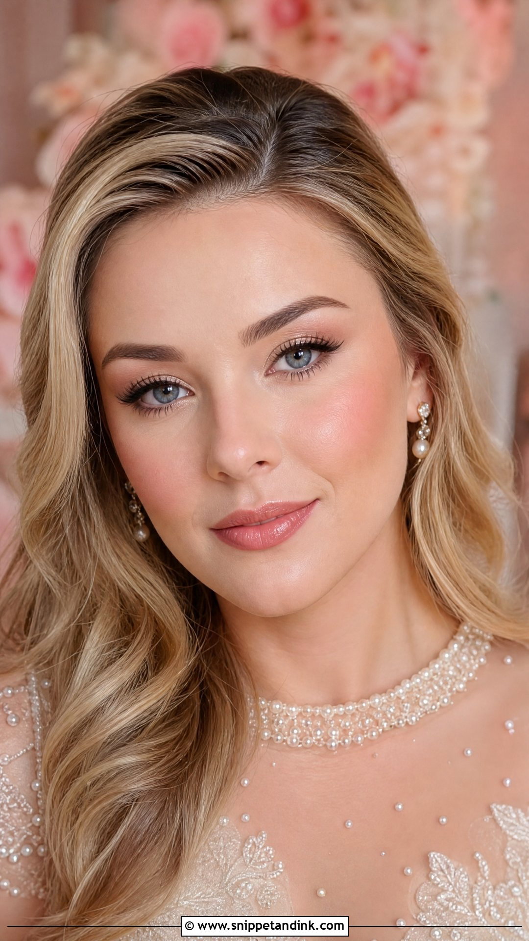 Soft Pink Blush Wedding Makeup - Snippet and Ink - 20 Blush Wedding Makeup Ideas