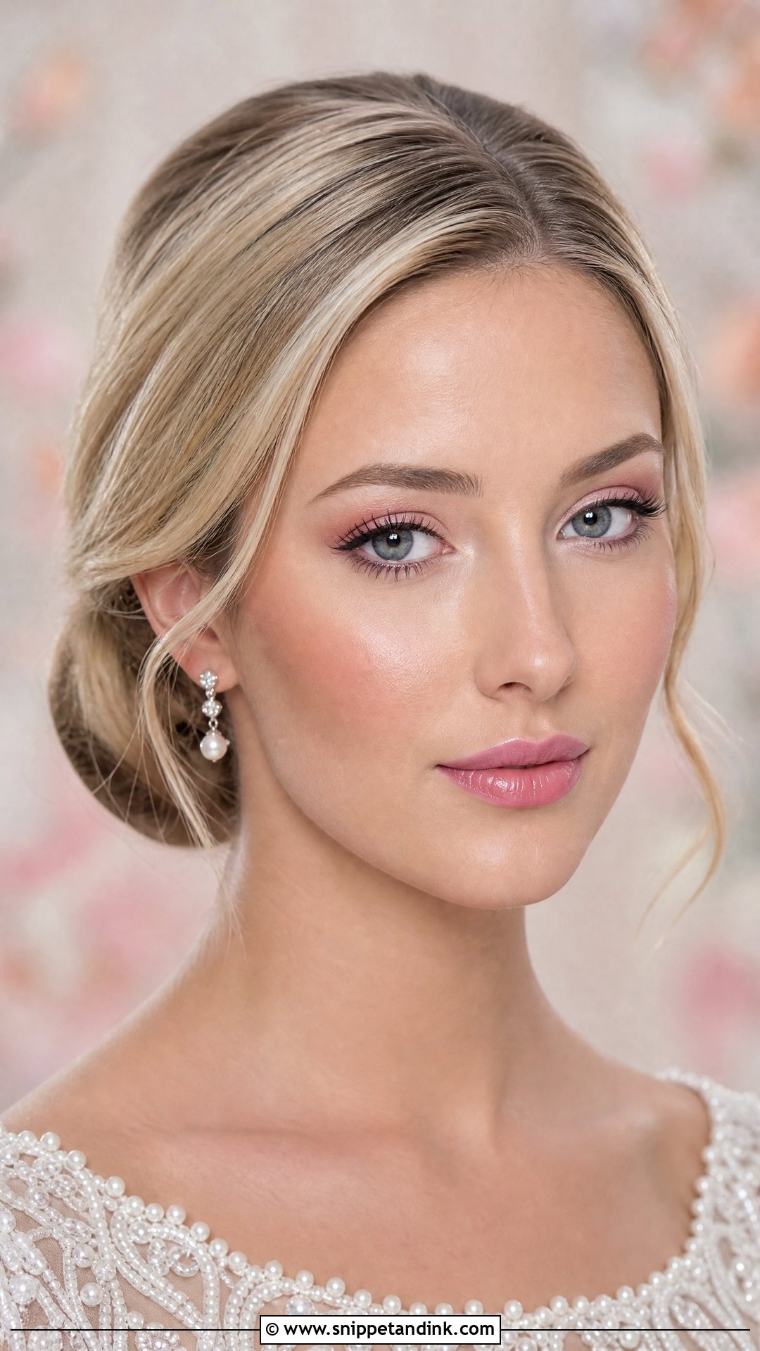 Soft Pink Bridal Makeup - Snippet and Ink - 20 Pink Makeup for Wedding Ideas