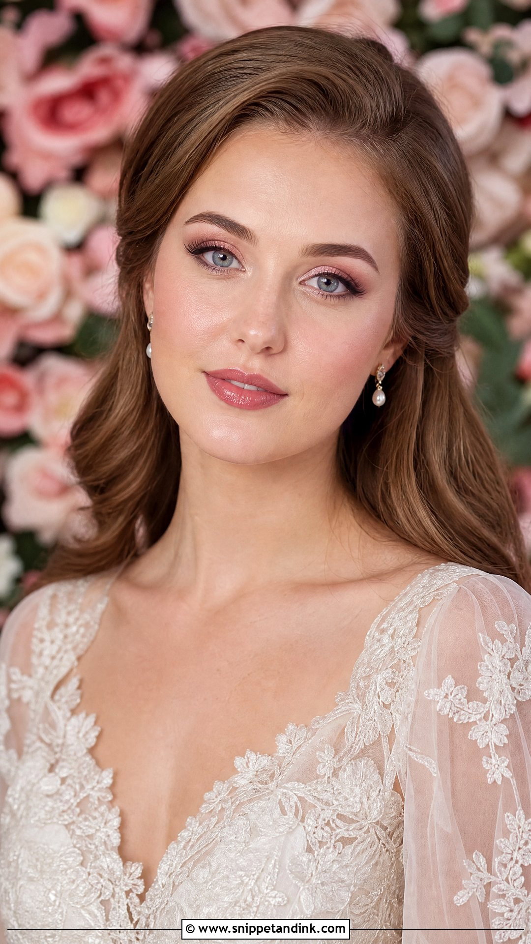 Soft Pink Bridal Makeup - Snippet and Ink - 20 Whimsical Wedding Makeup Ideas