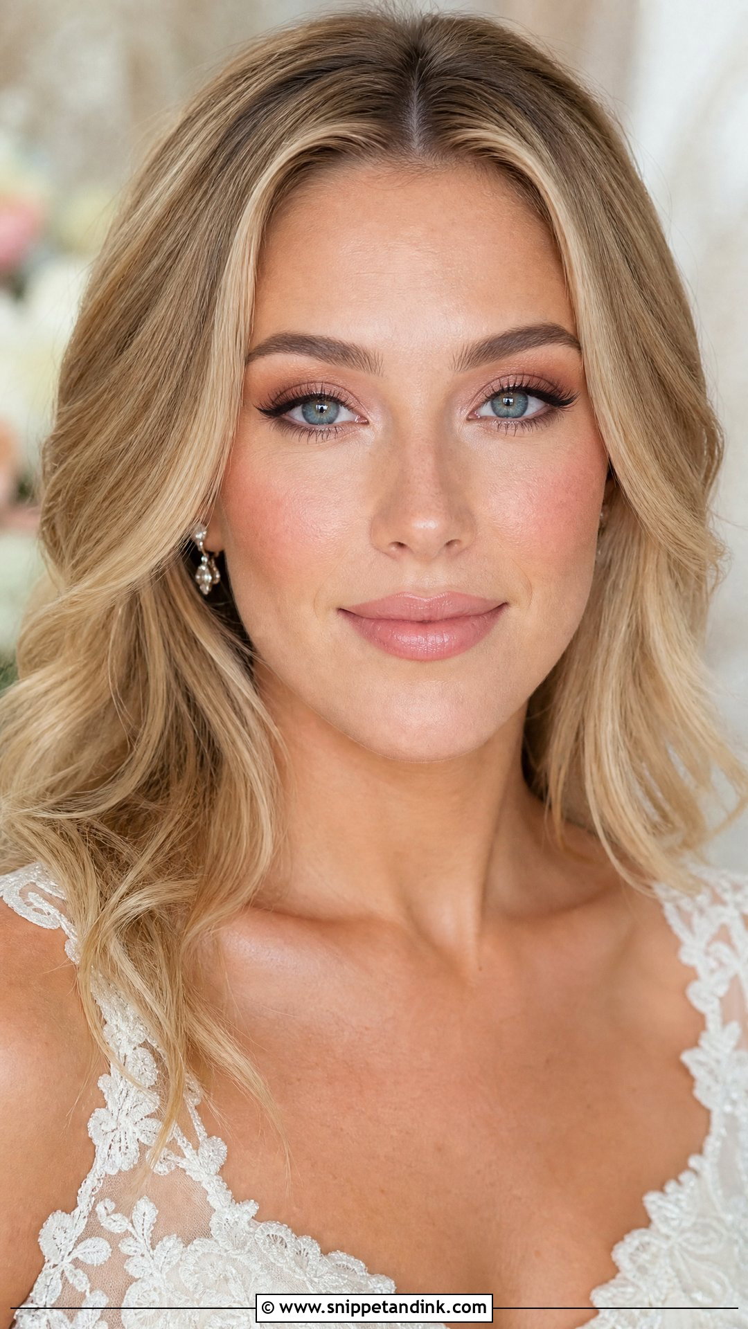 Soft Pink Bridal Makeup - Snippet and Ink - 25 Pink Wedding Makeup Brides