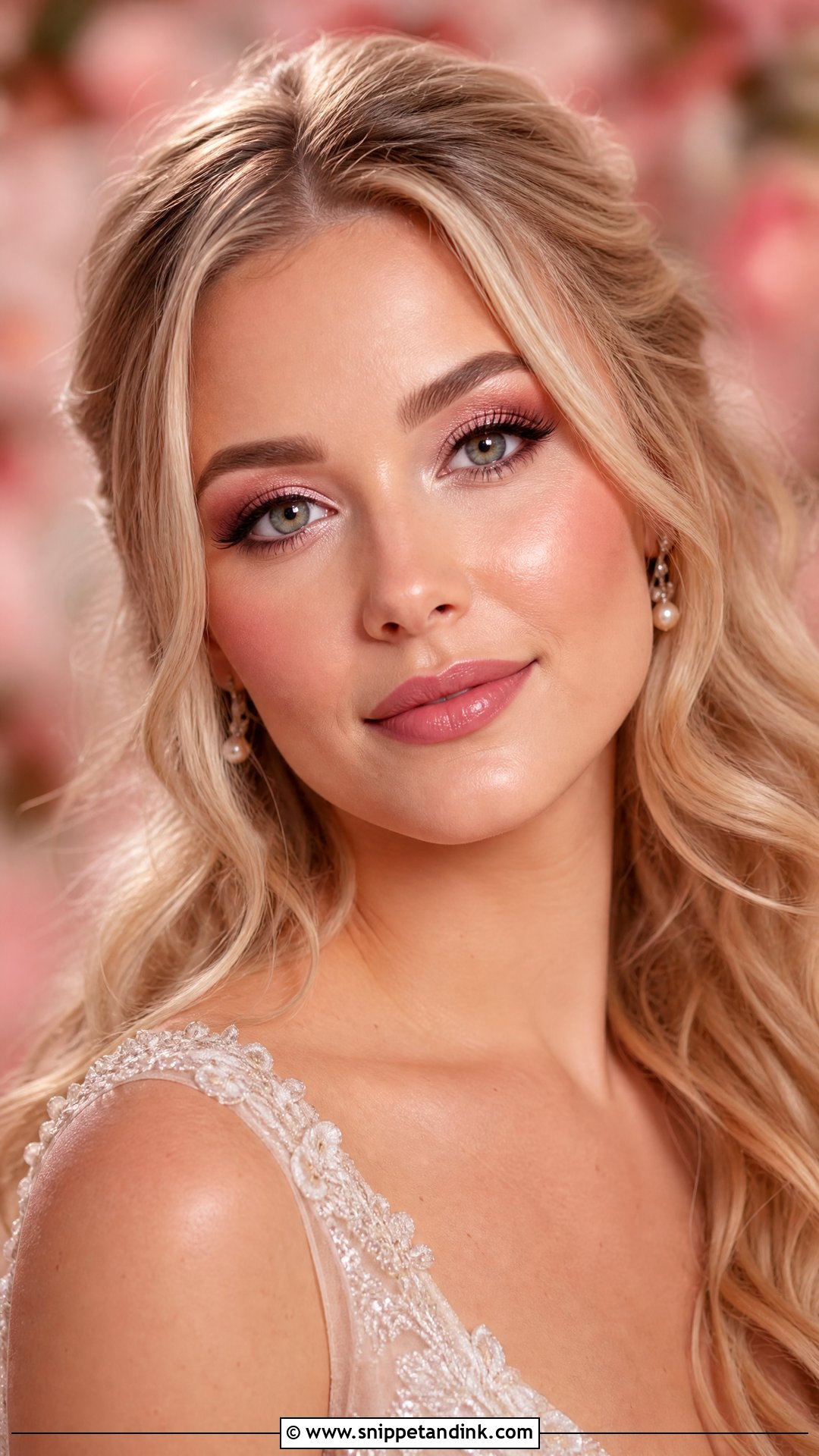Soft Pink Bridal Makeup - Snippet and Ink - 20 Colorful Bridal Makeup Ideas