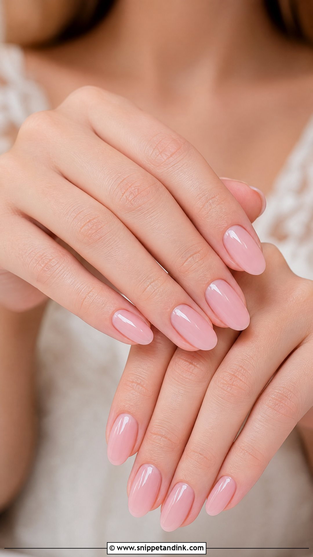 Soft Pink Bridal Nails - Snippet and Ink - 35 Classy Bridal Wedding Nails for Bride