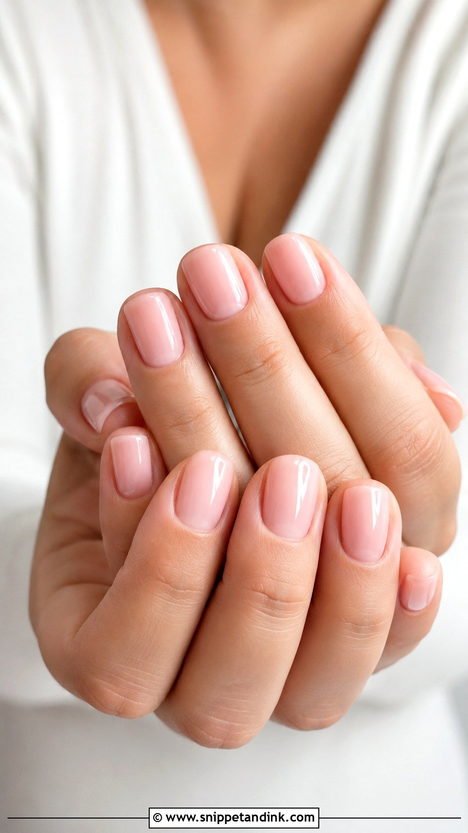Soft Pink Bridal Nails - Snippet and Ink - 20 Bridal Wedding Nail Designs
