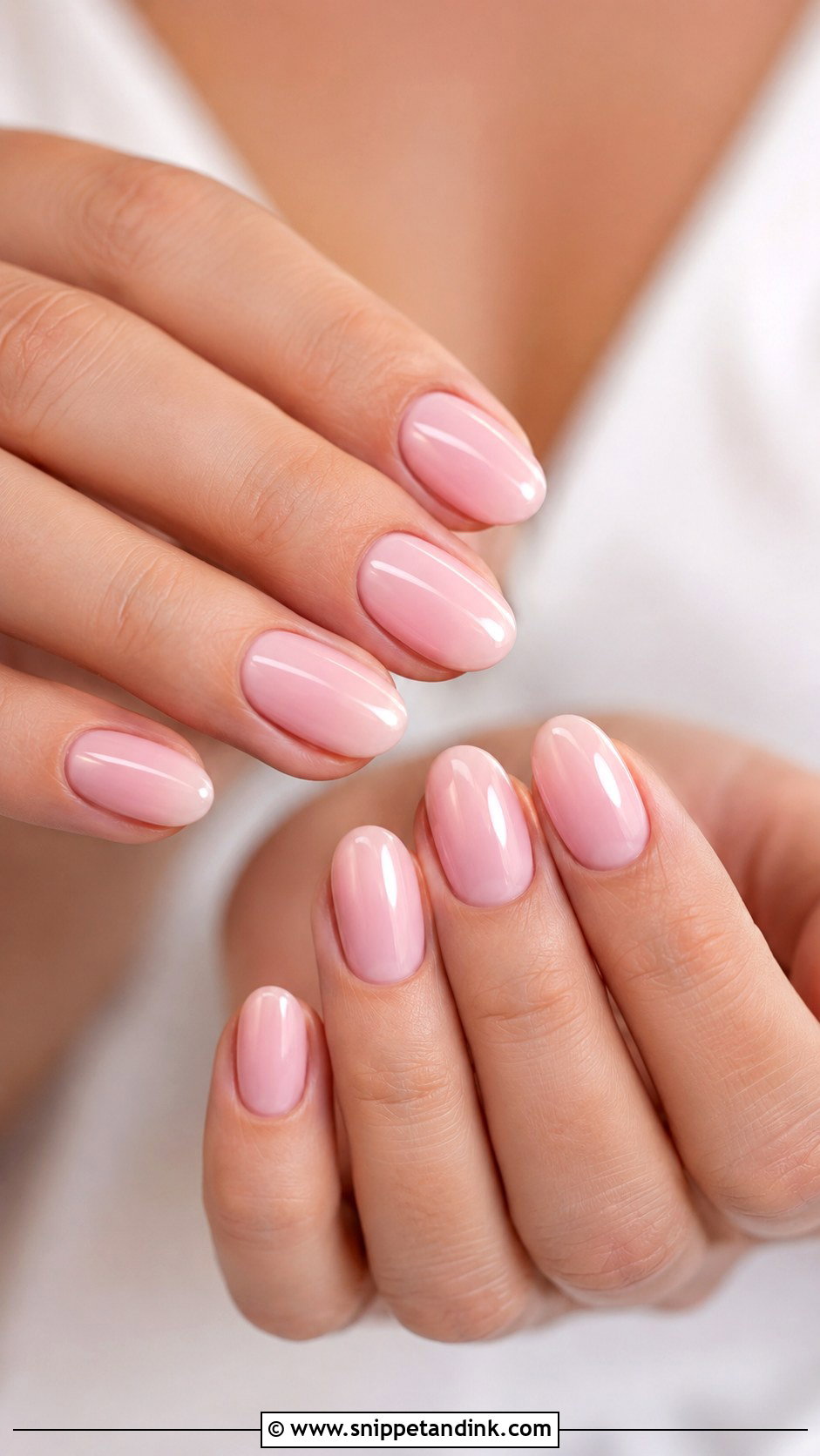 Soft Pink Bride Nail Extensions - Snippet and Ink - 20 Bride Nail Extension Designs