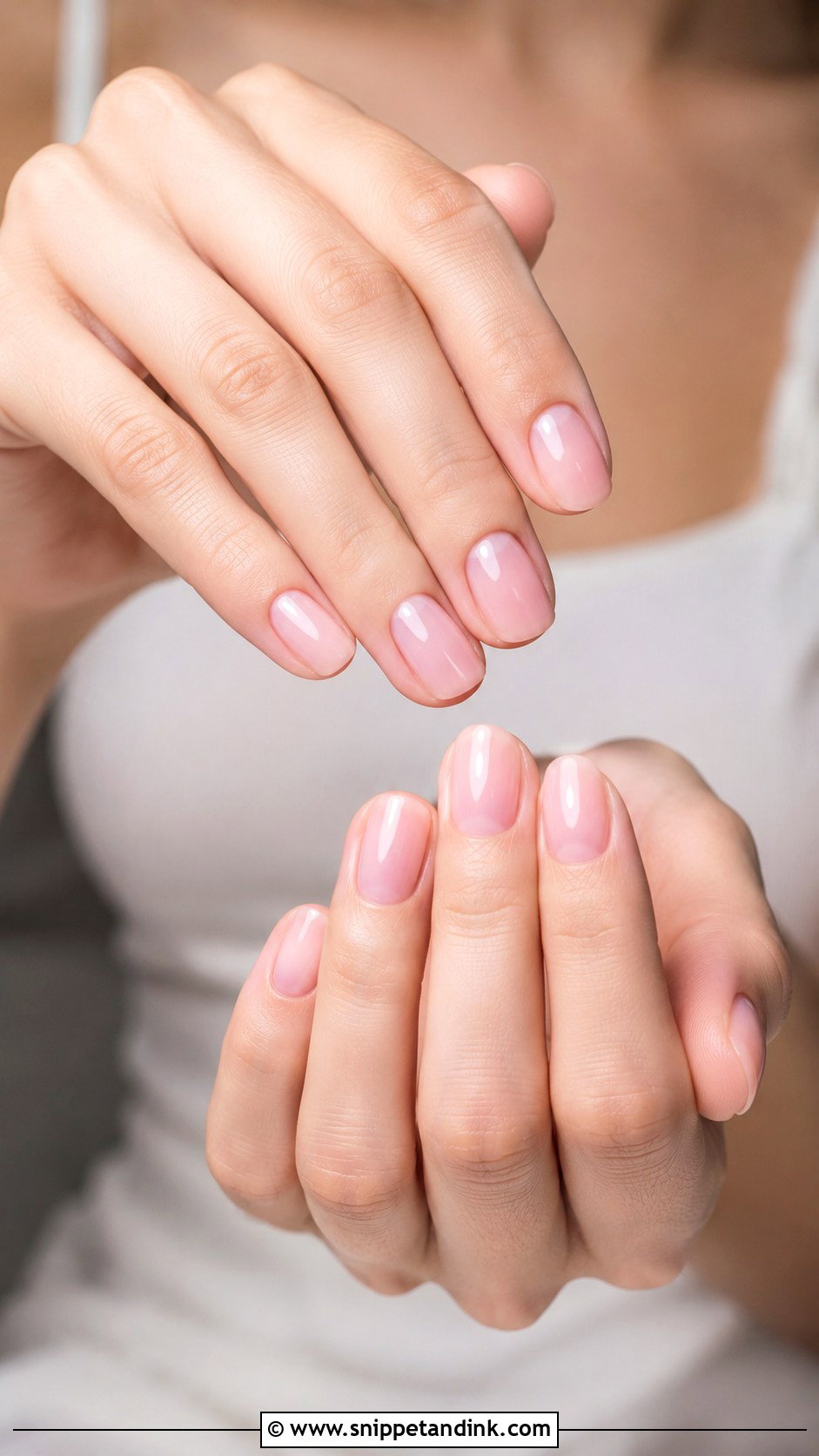 Soft Pink Bride Nails - Snippet and Ink - 20 Wedding Bride Nails Ideas