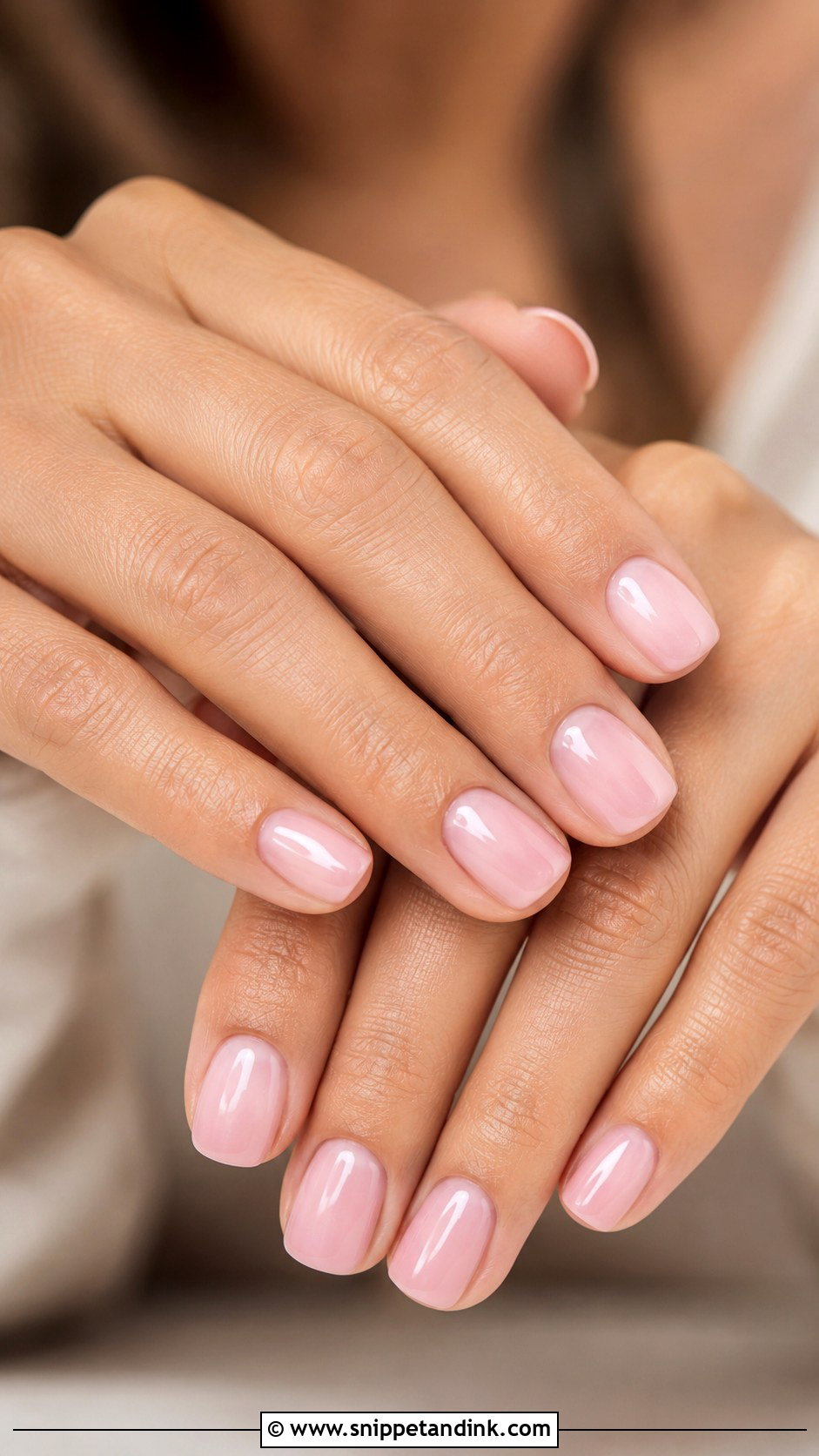 Soft Pink Bridesmaid Nails - Snippet and Ink - 20 Bridesmaid Wedding Nails