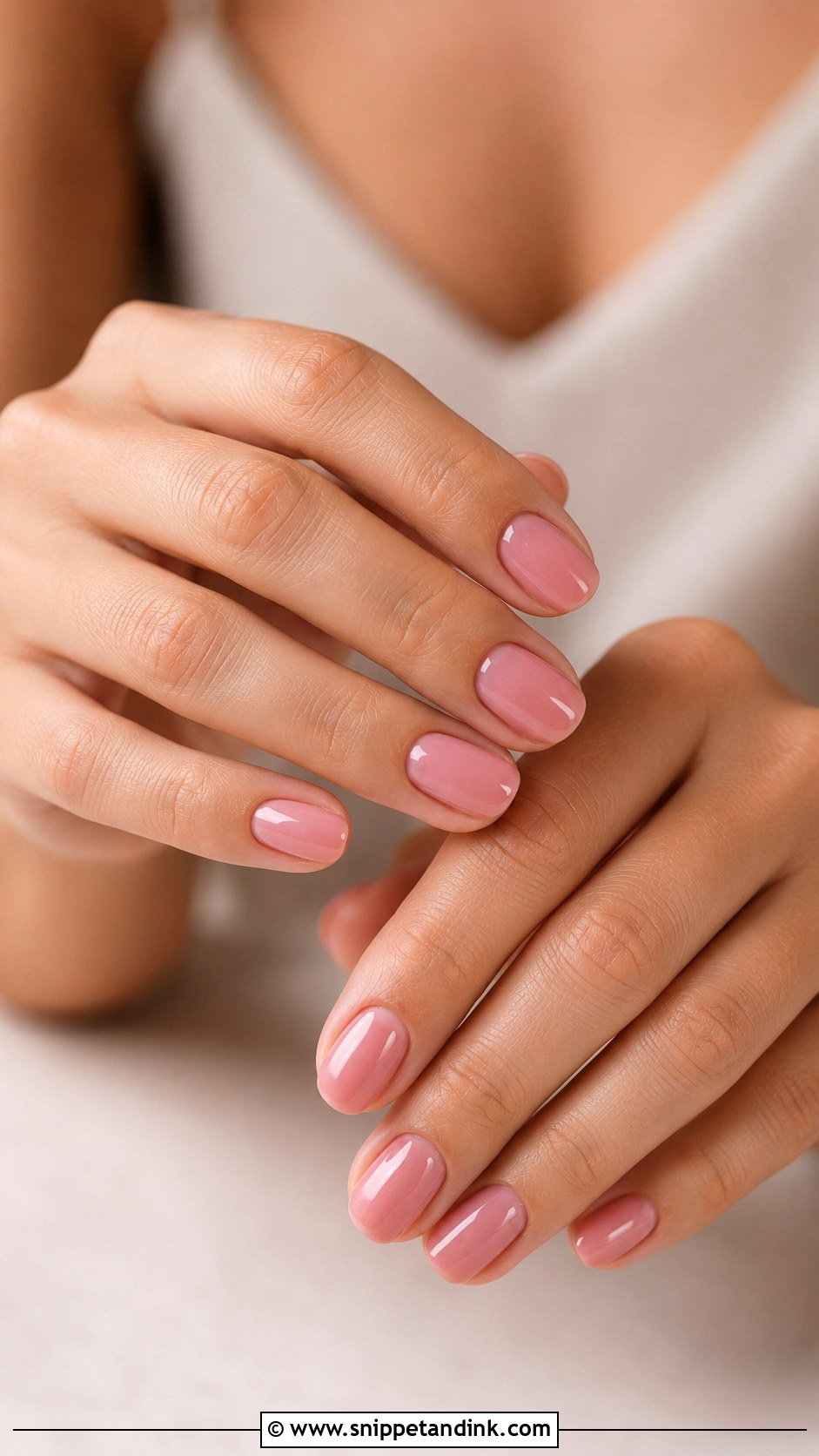 Soft Pink Bridesmaid Wedding Nails - Snippet and Ink - 20 Bridesmaid Wedding Nails Ideas