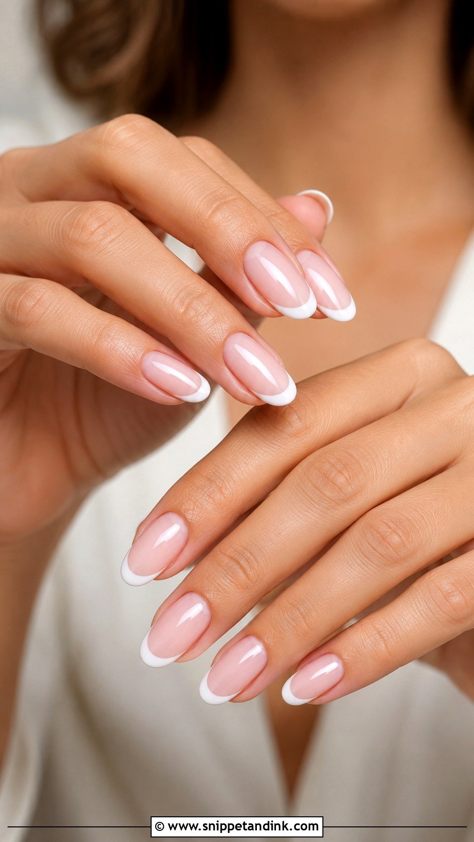 Soft Pink French Bridal Nails - Snippet and Ink - 20 Nail Art for Bridal Ideas