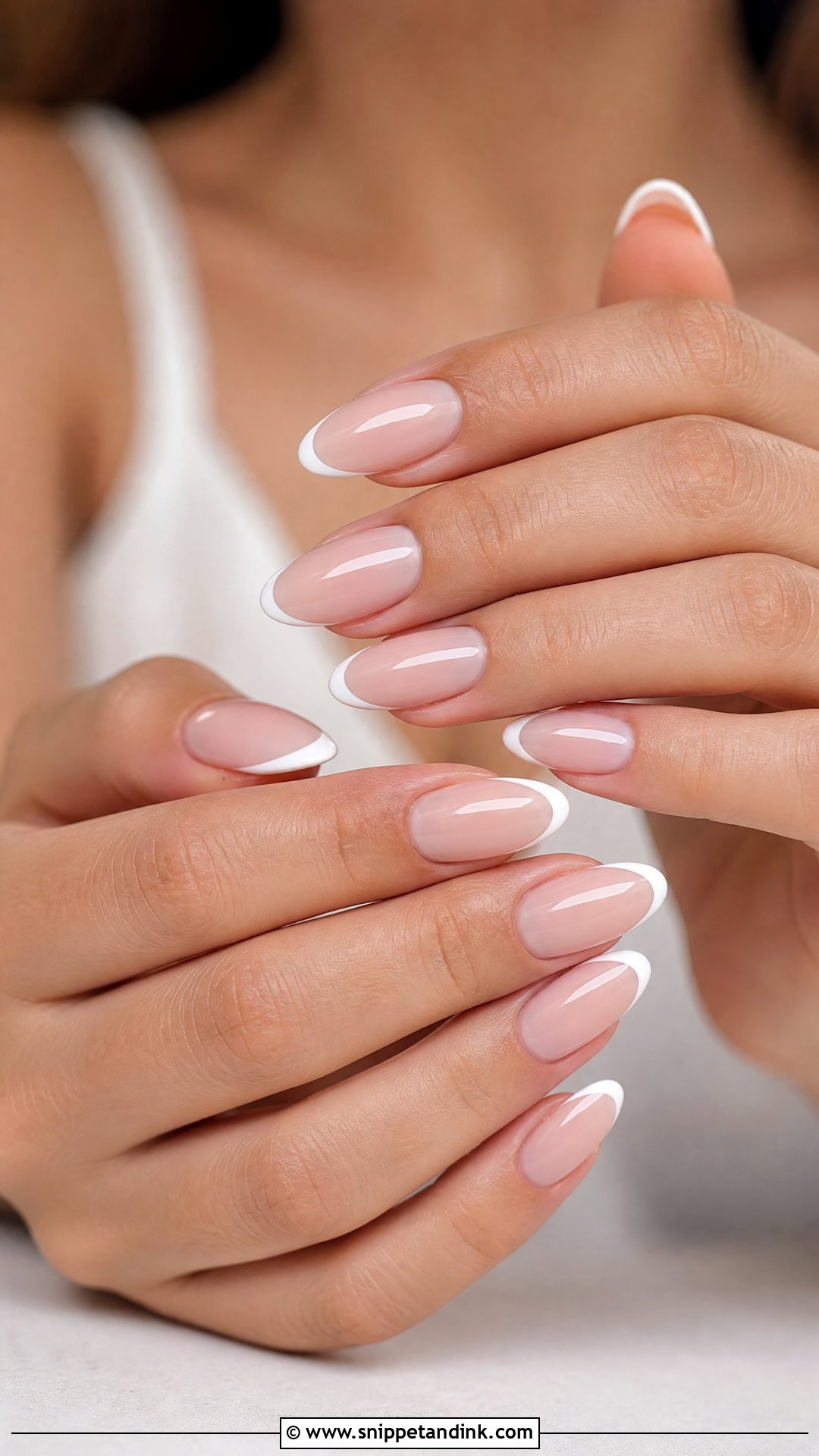 Soft Pink French Engagement Nails - Snippet and Ink - 35 Engagement Nails