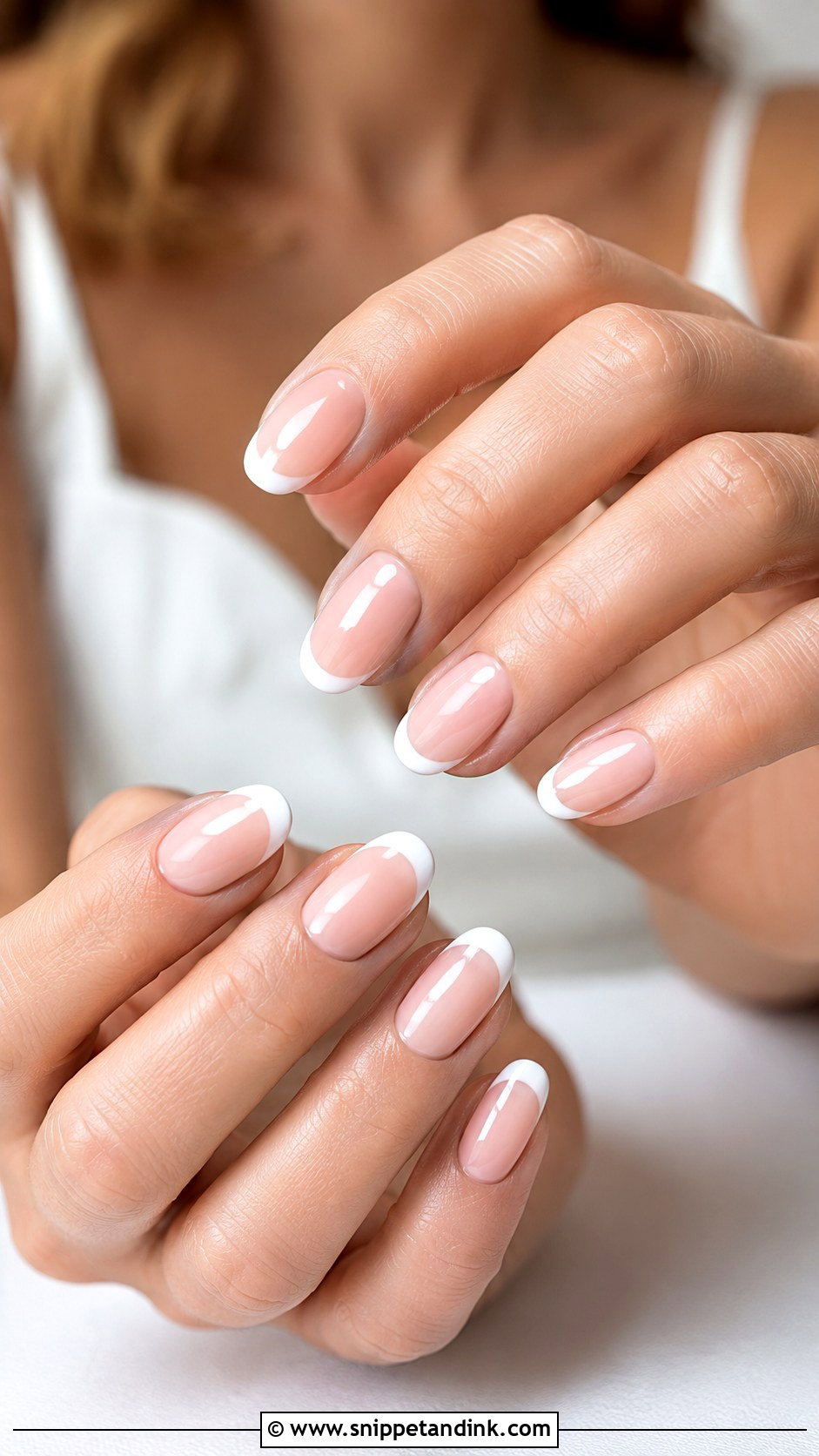 Soft Pink French Tip Pre Wedding Nails - Snippet and Ink - 20 Pre Wedding Nails for Bride