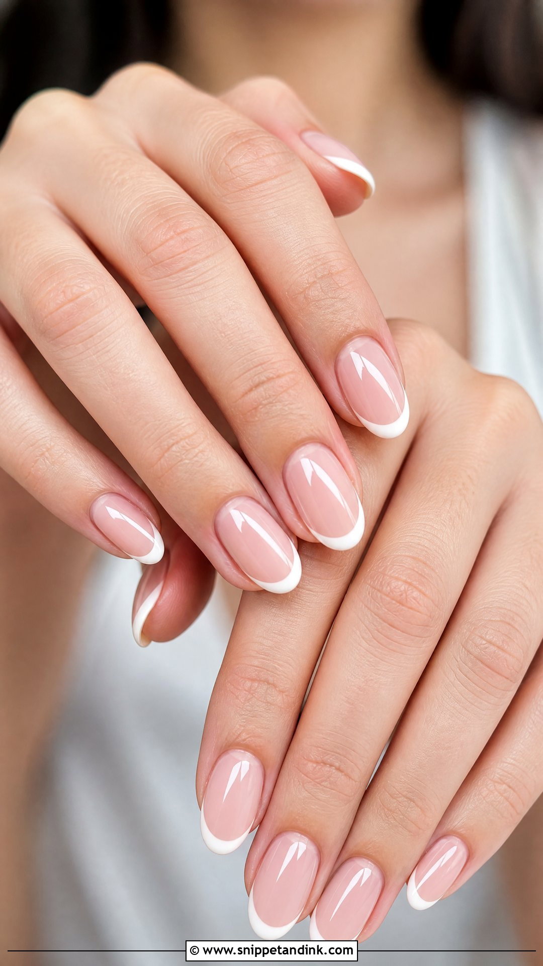 Soft Pink French Tip Proposal Nails - Snippet and Ink - 25 Nails for Proposal