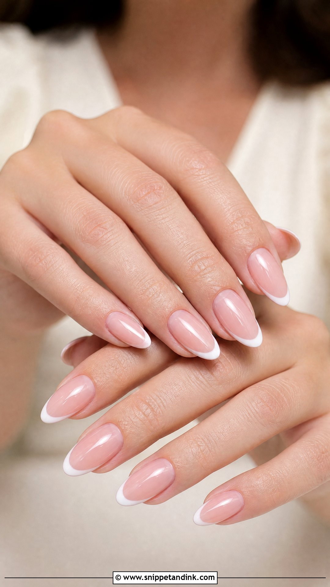 Soft Pink French Tip Wedding Guest Nails - Snippet and Ink - 25 Nails for a Wedding Guest