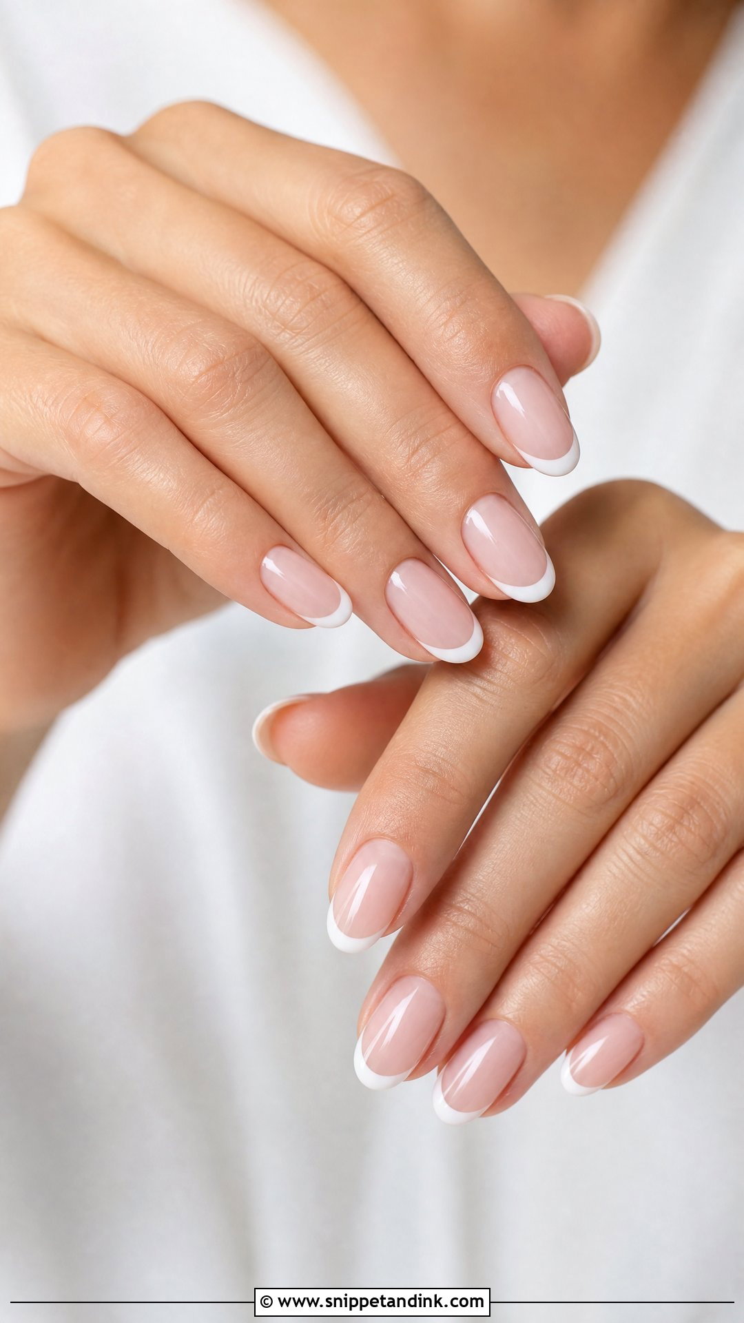Soft Pink French Tip Wedding Nails - Snippet and Ink - 25 Wedding Nails 2025