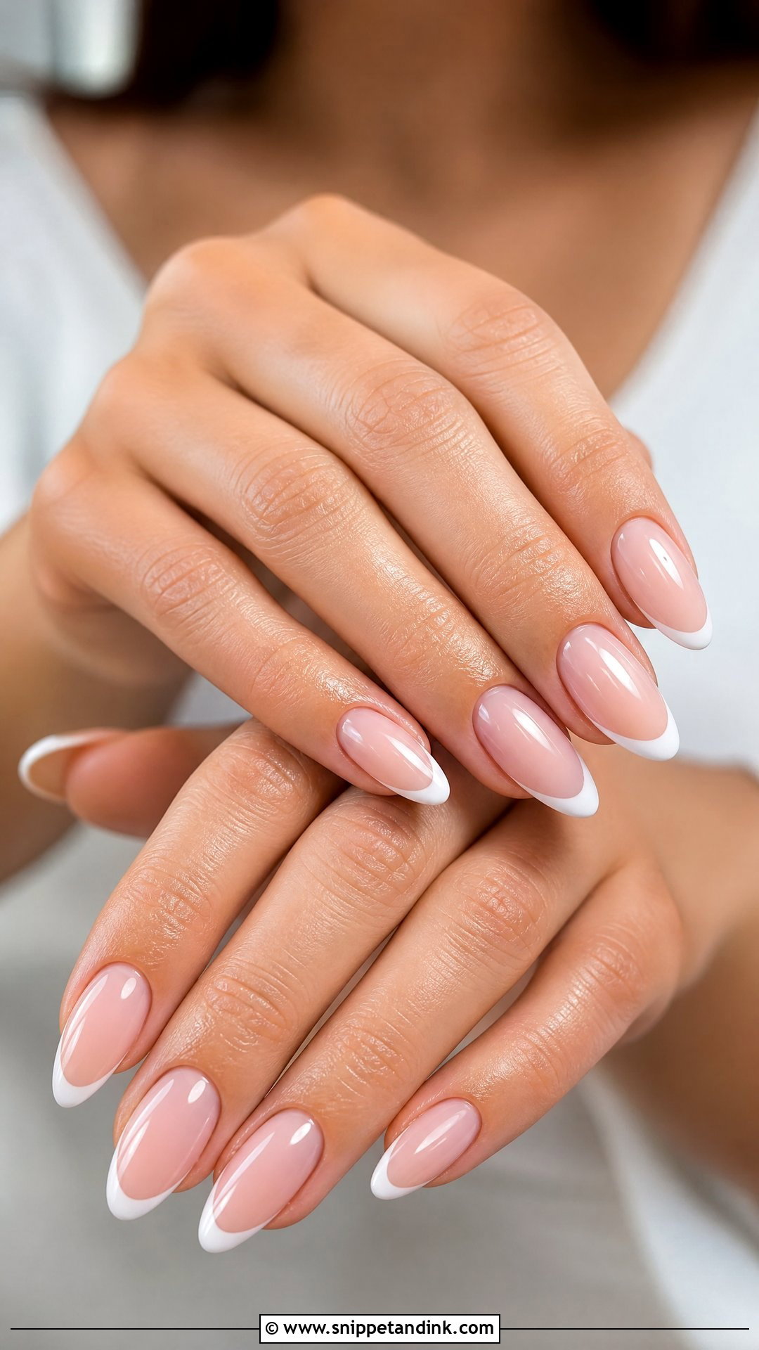 Soft Pink French Wedding Nail Extensions - Snippet and Ink - 25 Nail Extension Designs for Wedding
