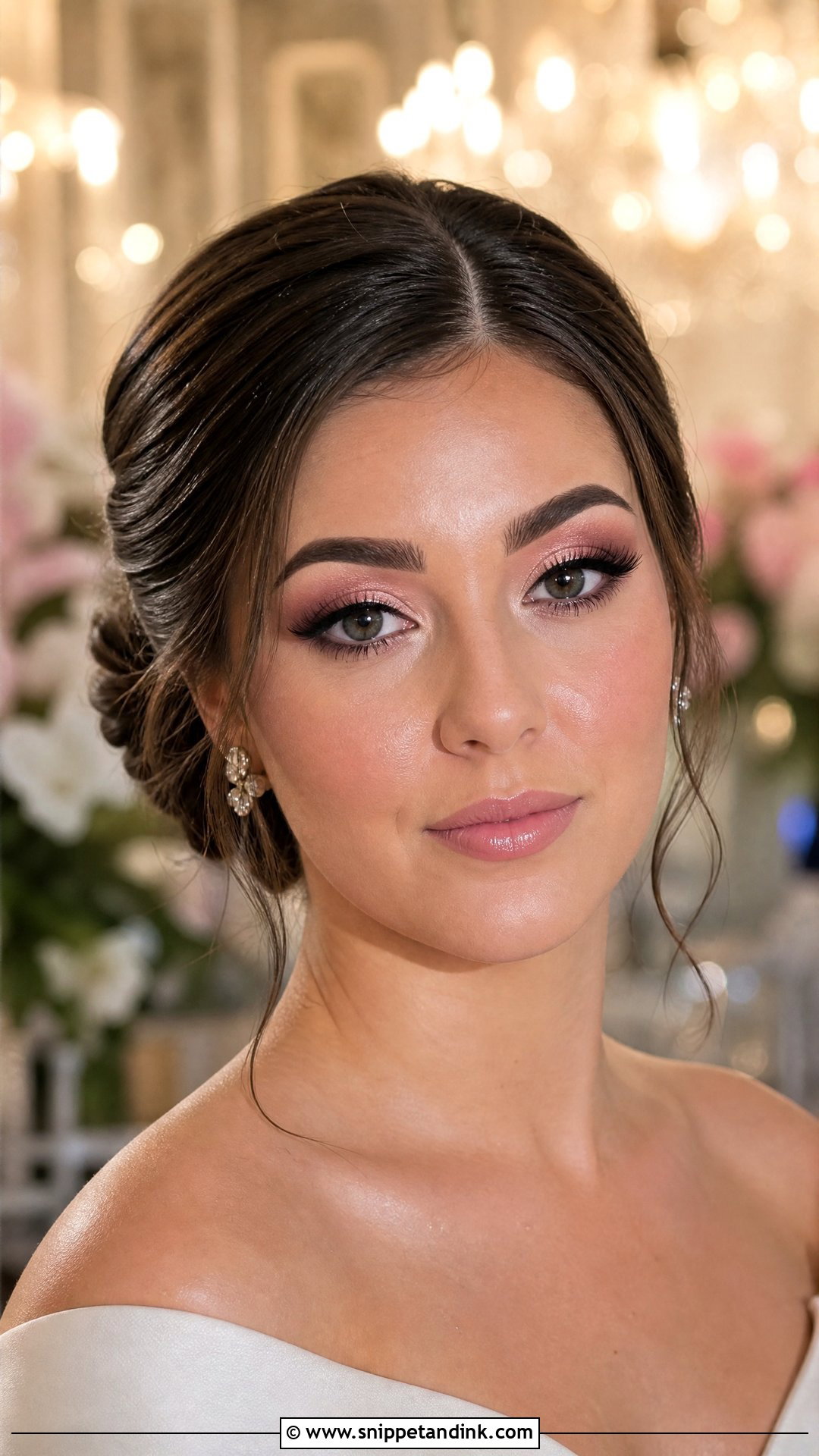 Soft Pink Glam Wedding Makeup - Snippet and Ink - 20 Soft Pink Wedding Makeup Ideas