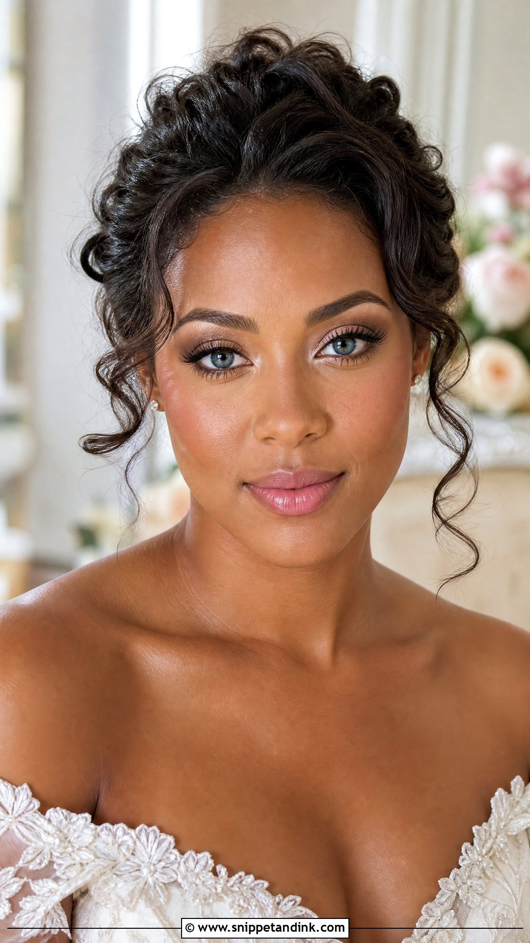 Soft Pink Lip Wedding Makeup For Blue Eyes - Snippet and Ink - 25 Natural Wedding Makeup for Blue Eyes