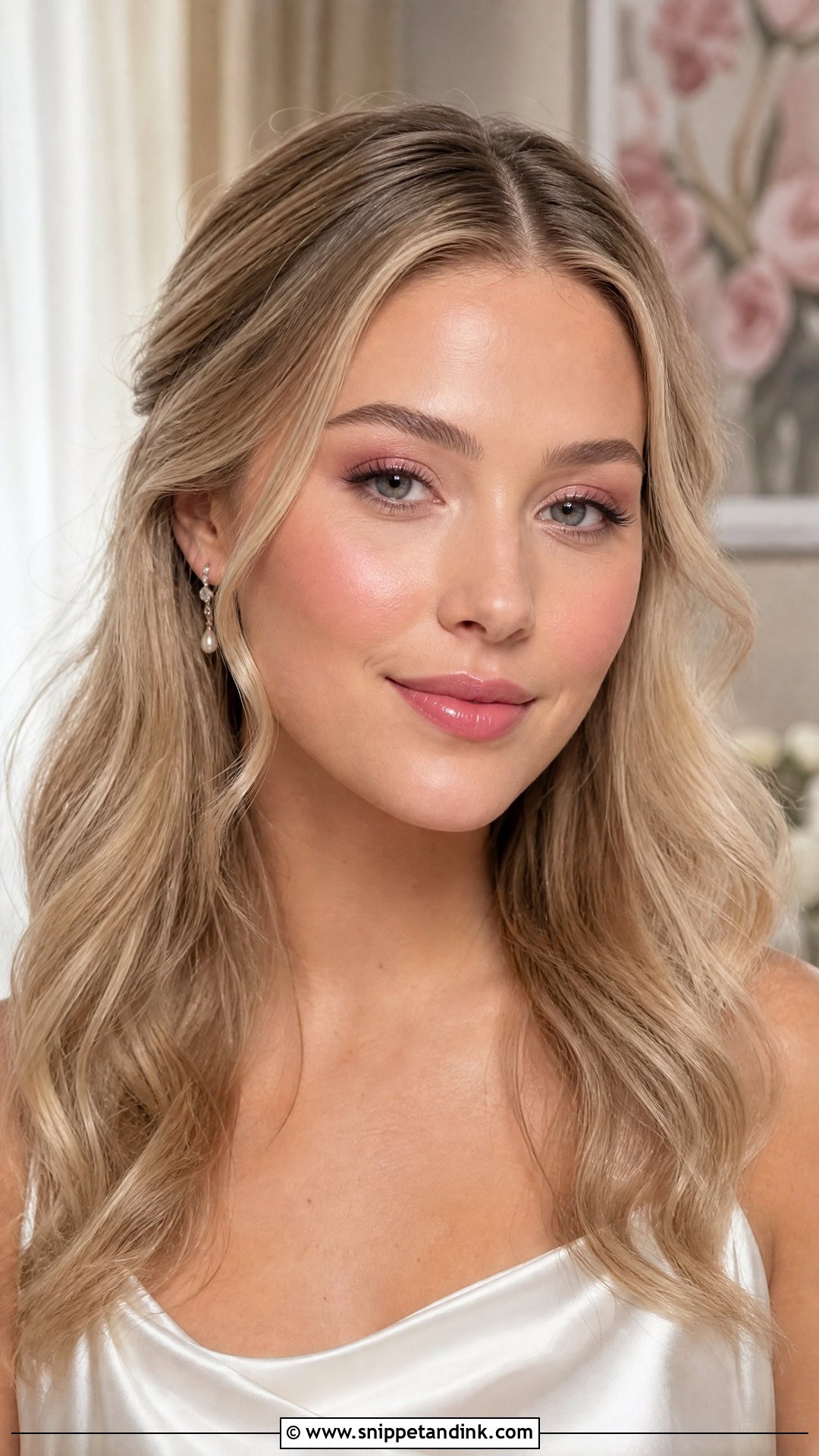 Soft Pink Natural Bridal Makeup - Snippet and Ink - 25 Soft Pink Bridal Makeup Ideas