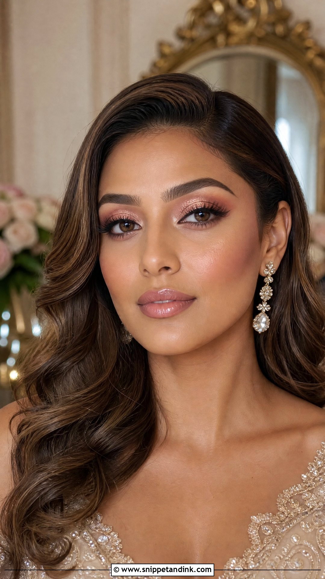 Soft Pink Rose Gold Bridal Makeup - Snippet and Ink - 25 Soft Pink Bridal Makeup Ideas