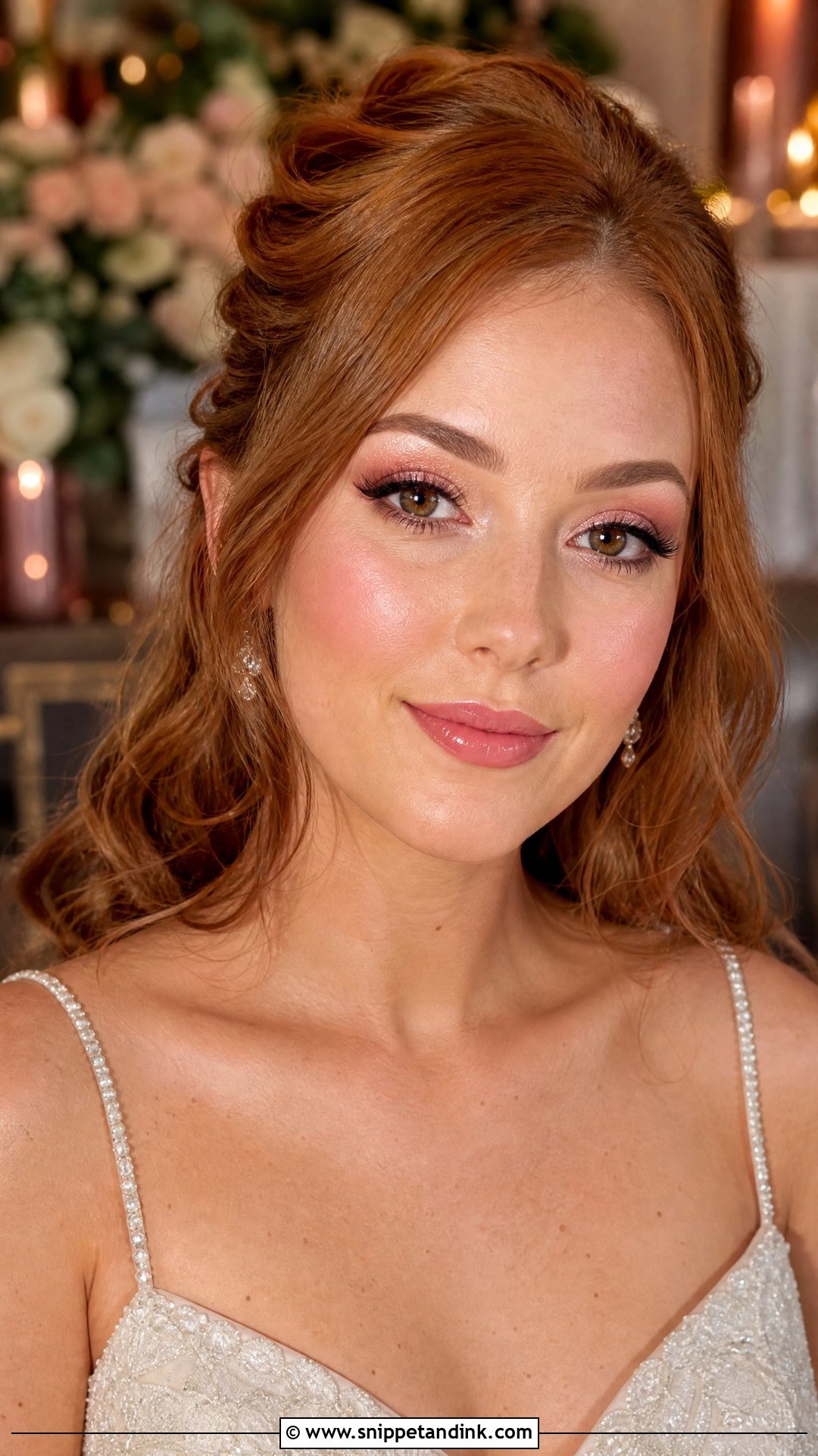 Soft Pink Rose Gold Wedding Makeup - Snippet and Ink - 20 Soft Pink Wedding Makeup Ideas