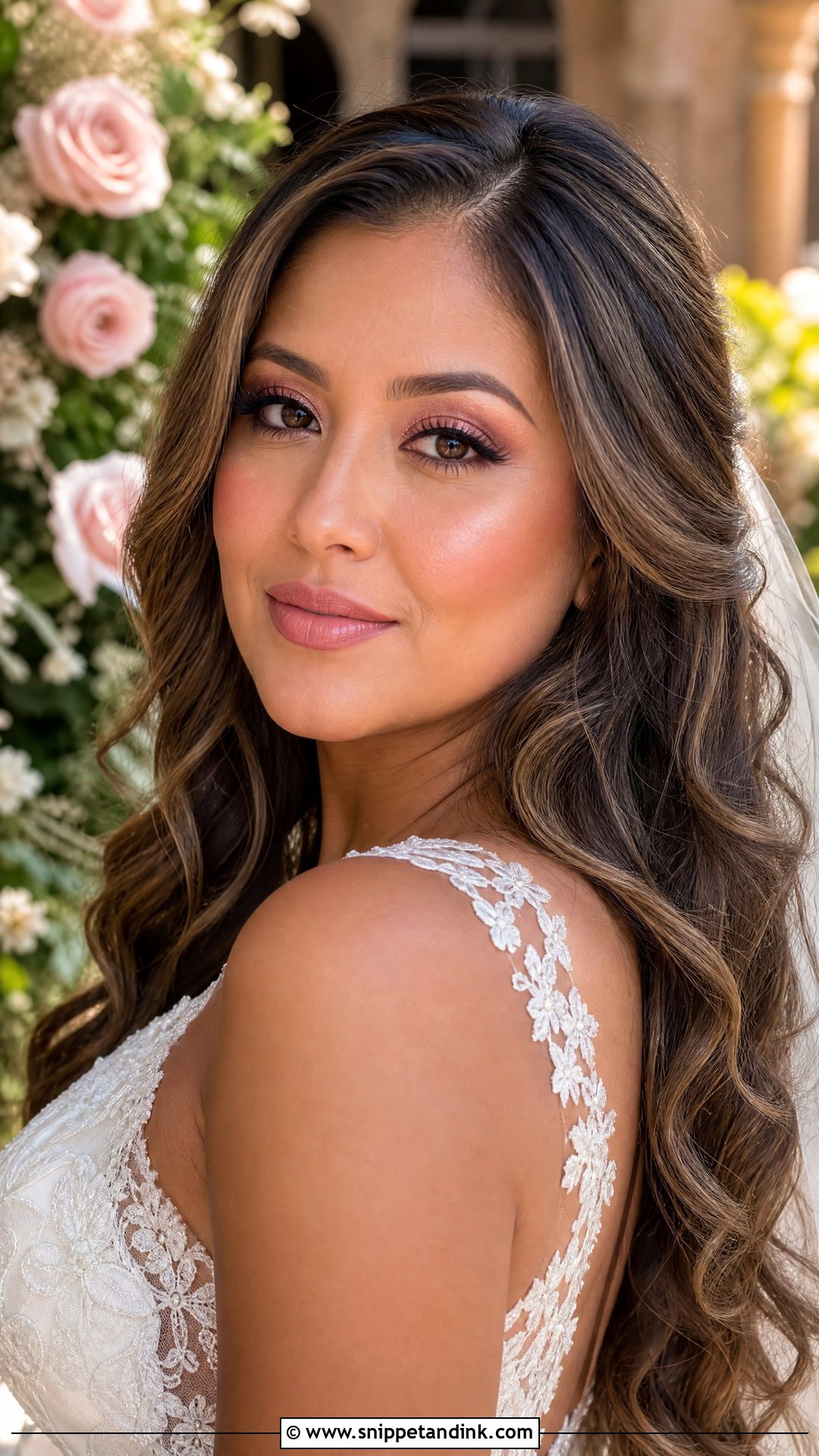 Soft Pink Wedding Makeup For Brown Eyes - Snippet and Ink - 20 Soft Pink Wedding Makeup Ideas