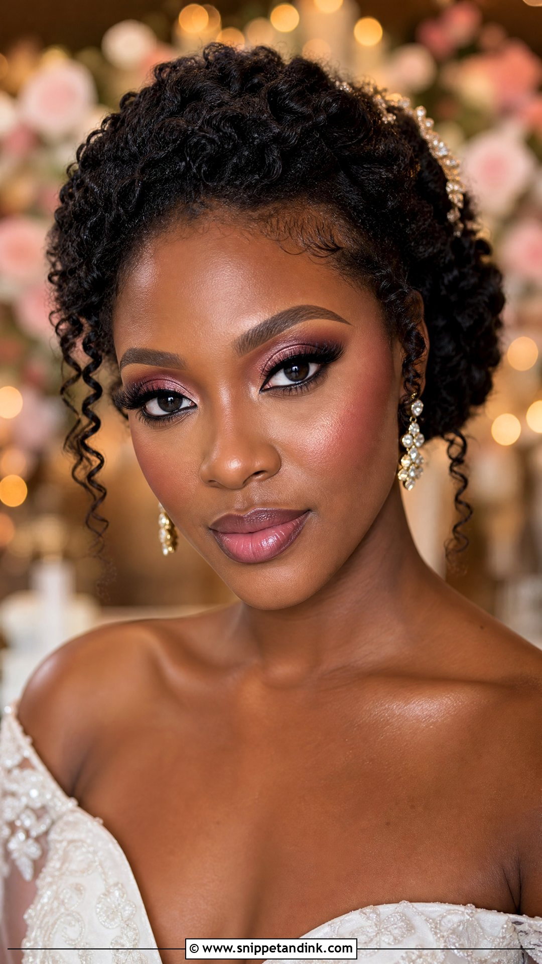 Soft Pink Wedding Makeup For Dark Skin - Snippet and Ink - 20 Soft Pink Wedding Makeup Ideas