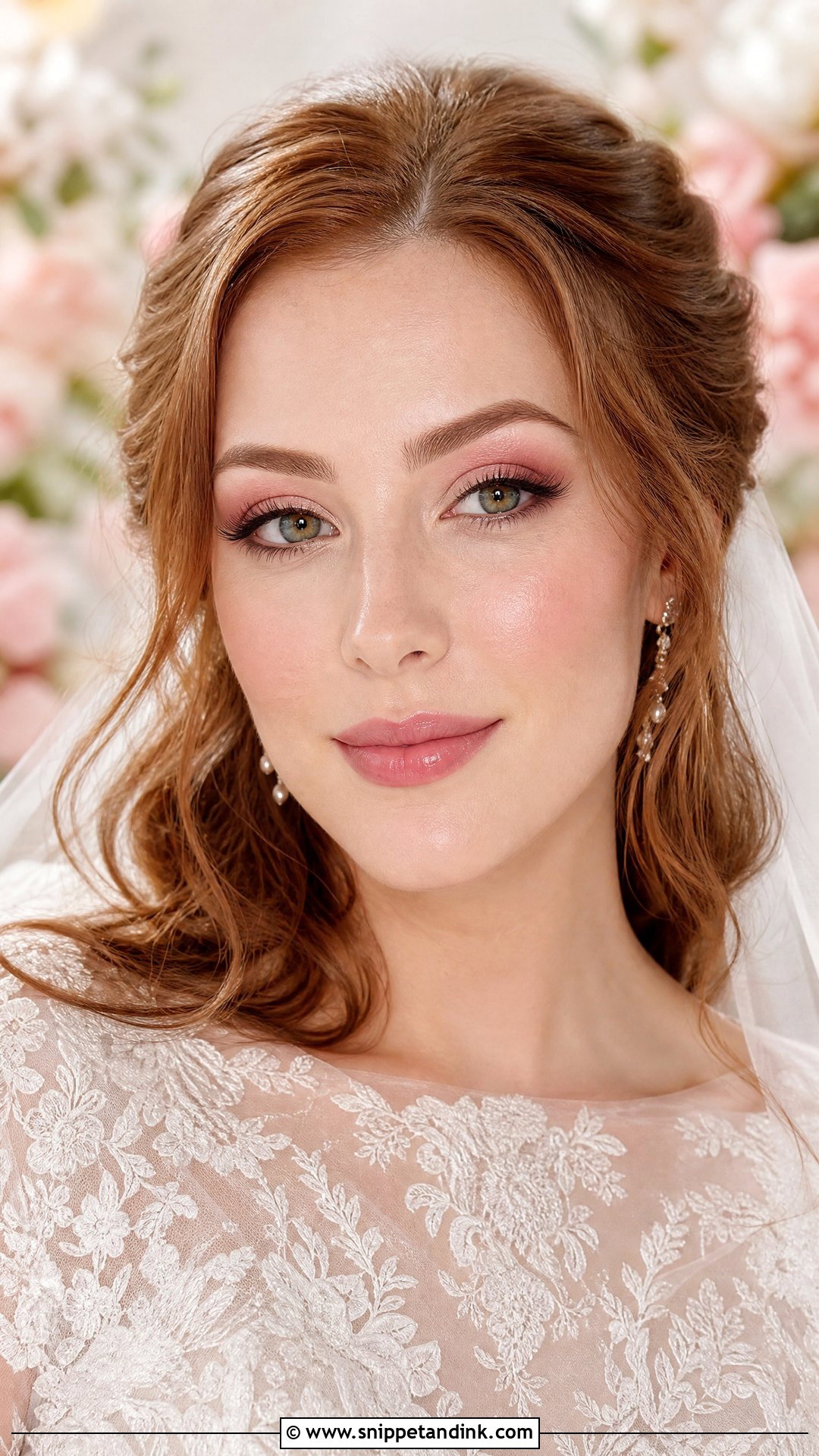 Soft Pink Wedding Makeup For Green Eyes - Snippet and Ink - 20 Natural Glowy Wedding Makeup for Green Eyes