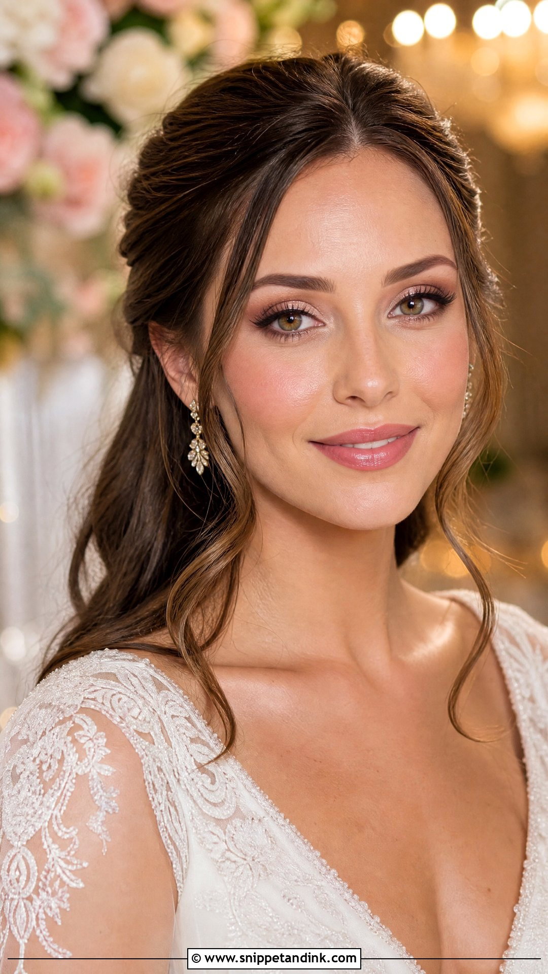 Soft Pink Wedding Makeup For Hazel Eyes - Snippet and Ink - 20 Soft Pink Wedding Makeup Ideas