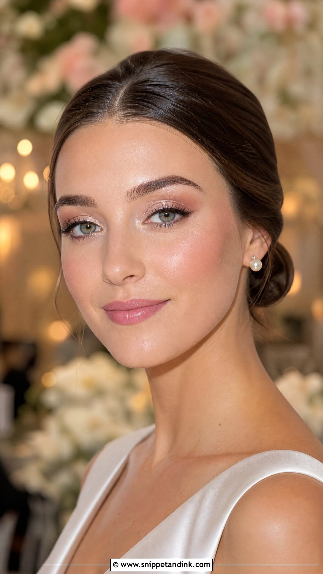Soft Pink Wedding Makeup With Champagne Eyes - Snippet and Ink - 20 Soft Pink Wedding Makeup Ideas