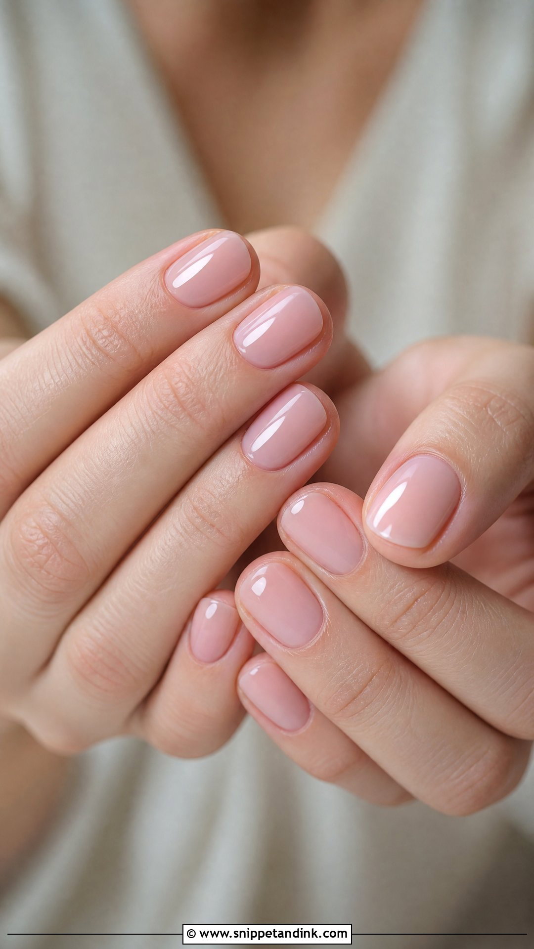 Soft Pink Wedding Nails - Snippet and Ink - 25 Simple Wedding Nail Art Ideas